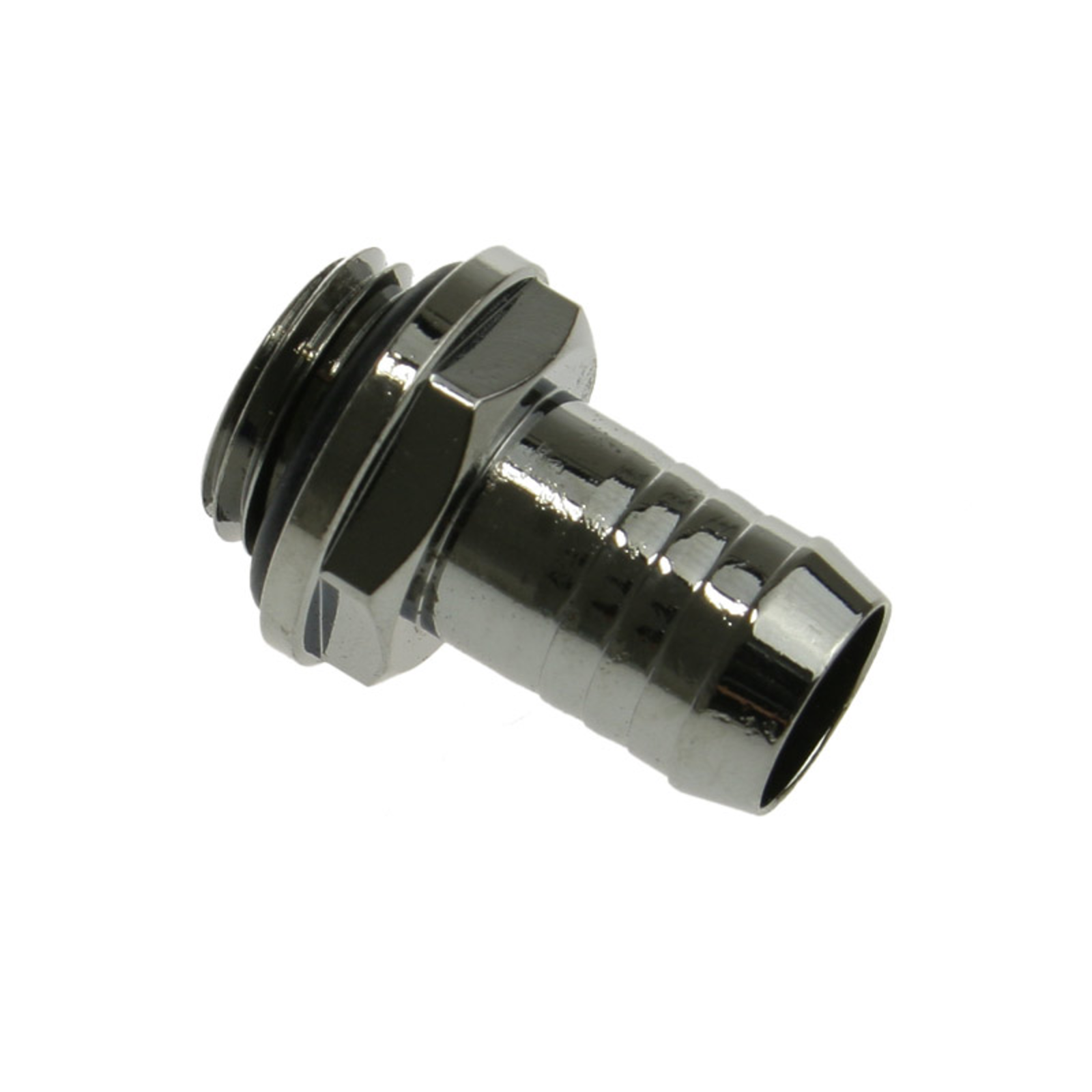 Bitspower Connection Straight G1/4 Inch AG to 10mm ID Black Glossy