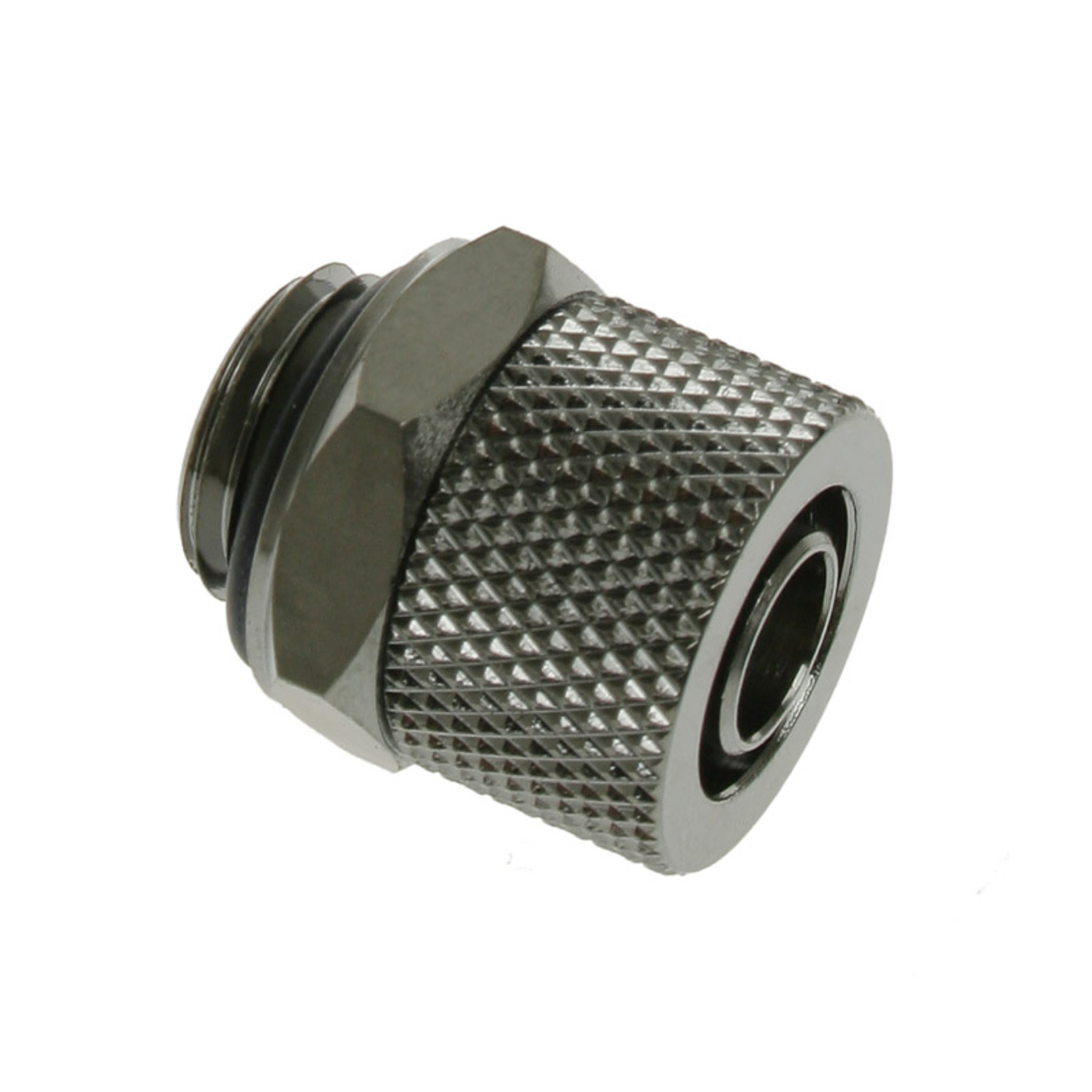 Bitspower Connection Straight G1/4 Inch AG to 11/8mm Black Glossy