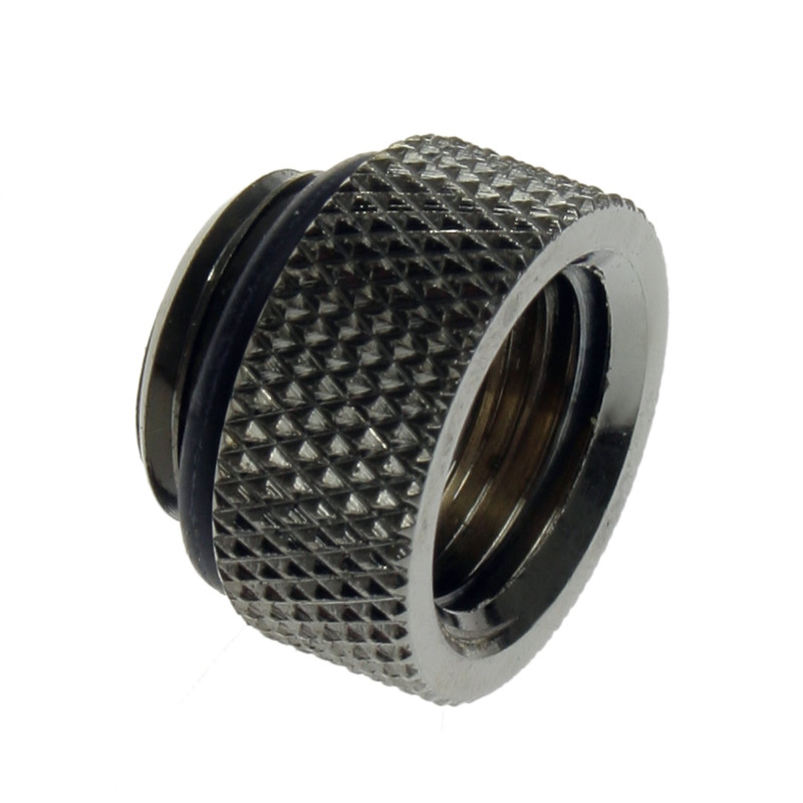 Bitspower Adapter G1/4 Inch AG to G1/4 Inch IG Black Glossy