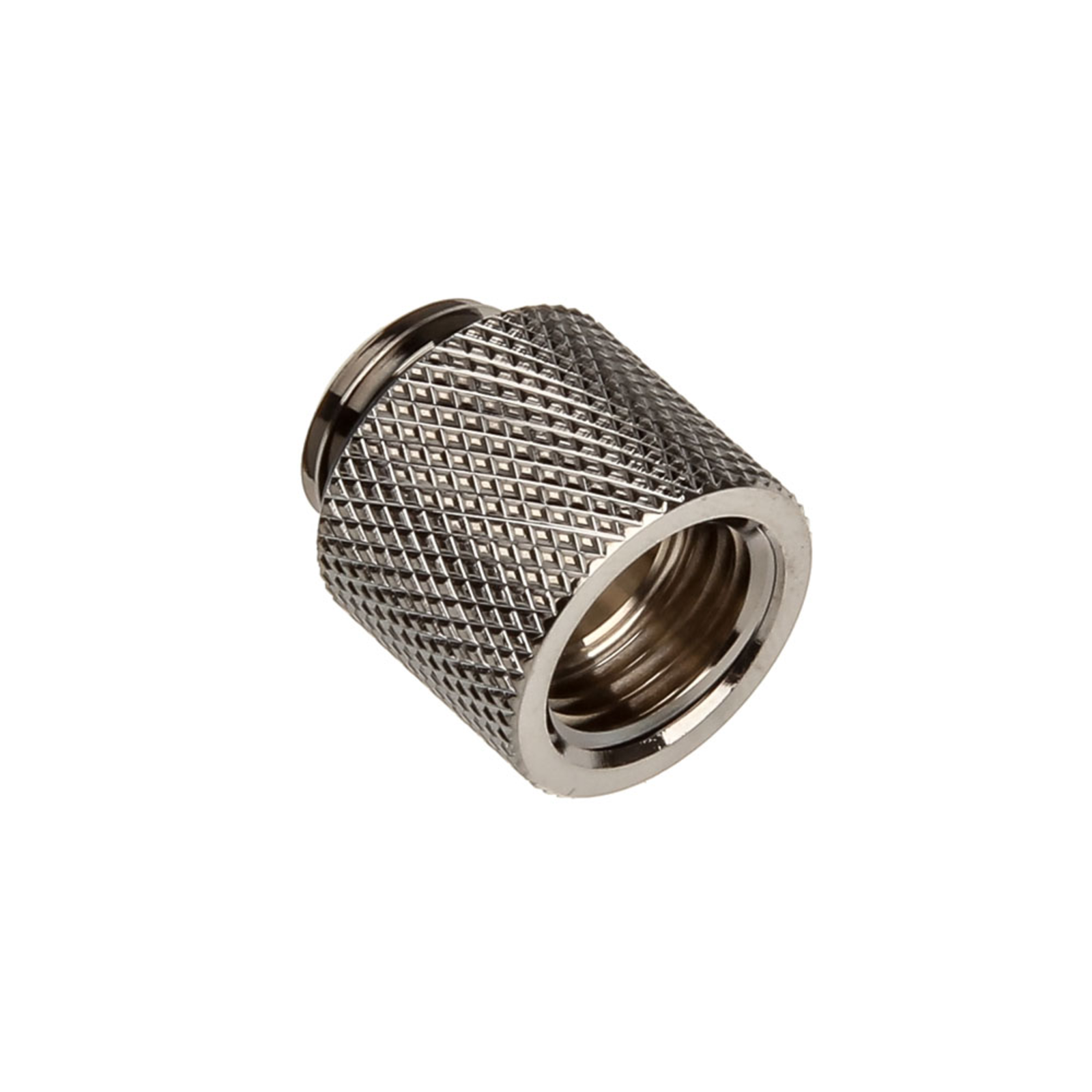 Bitspower Adapter G1/4 Inch AG to G1/4 Inch IG 15mm Black Glossy
