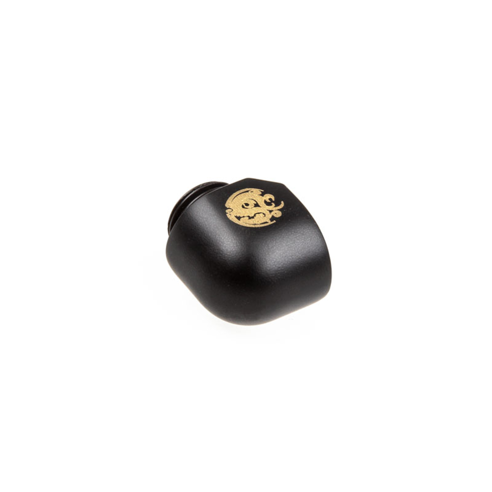 Bitspower Adapter 90 Degree G1/4 Inch Male to G1/4 Inch Female Carbon Black