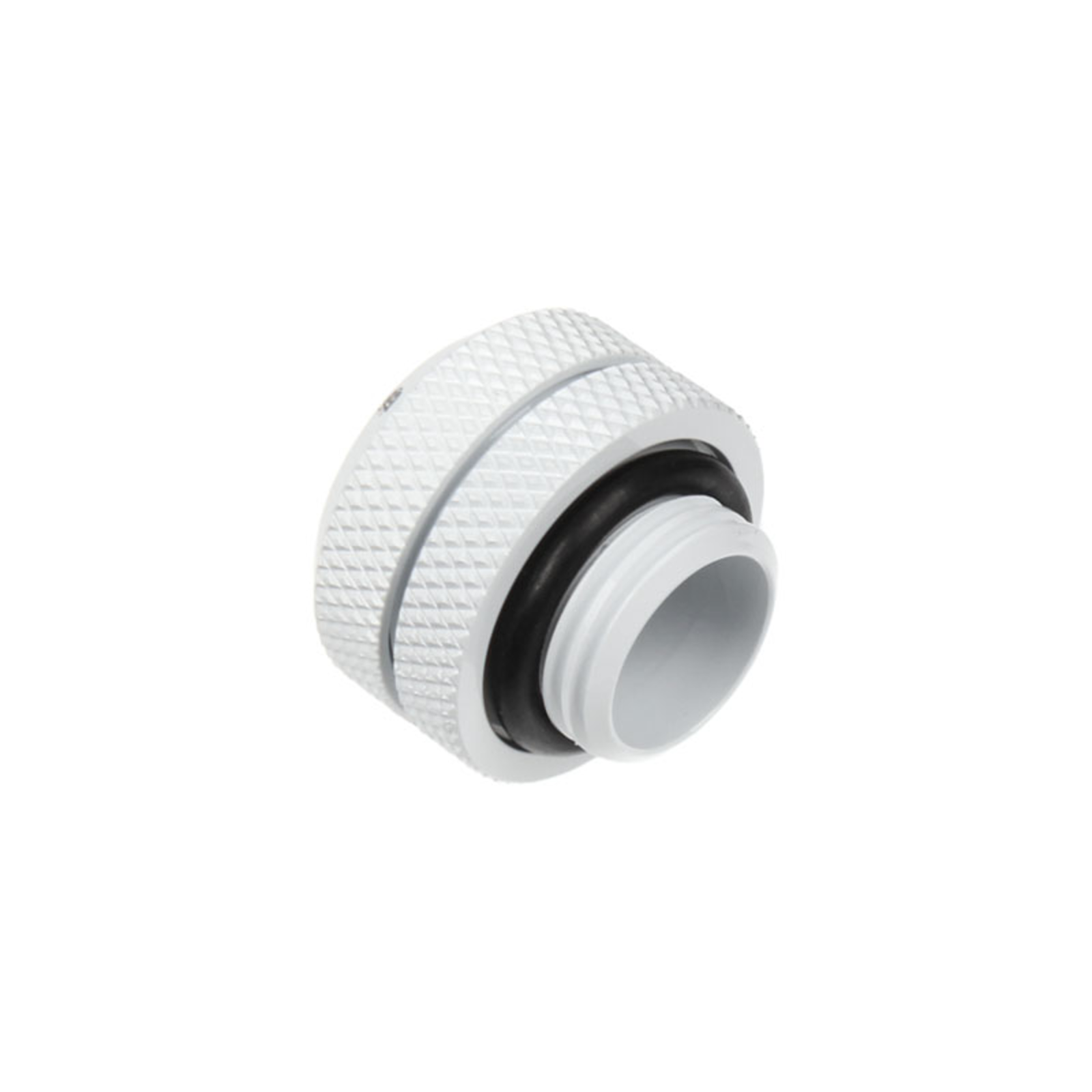Bitspower Multi-Link Adapter Connection Straight G1/4 Inch AG to 12mm AD Hardtube White
