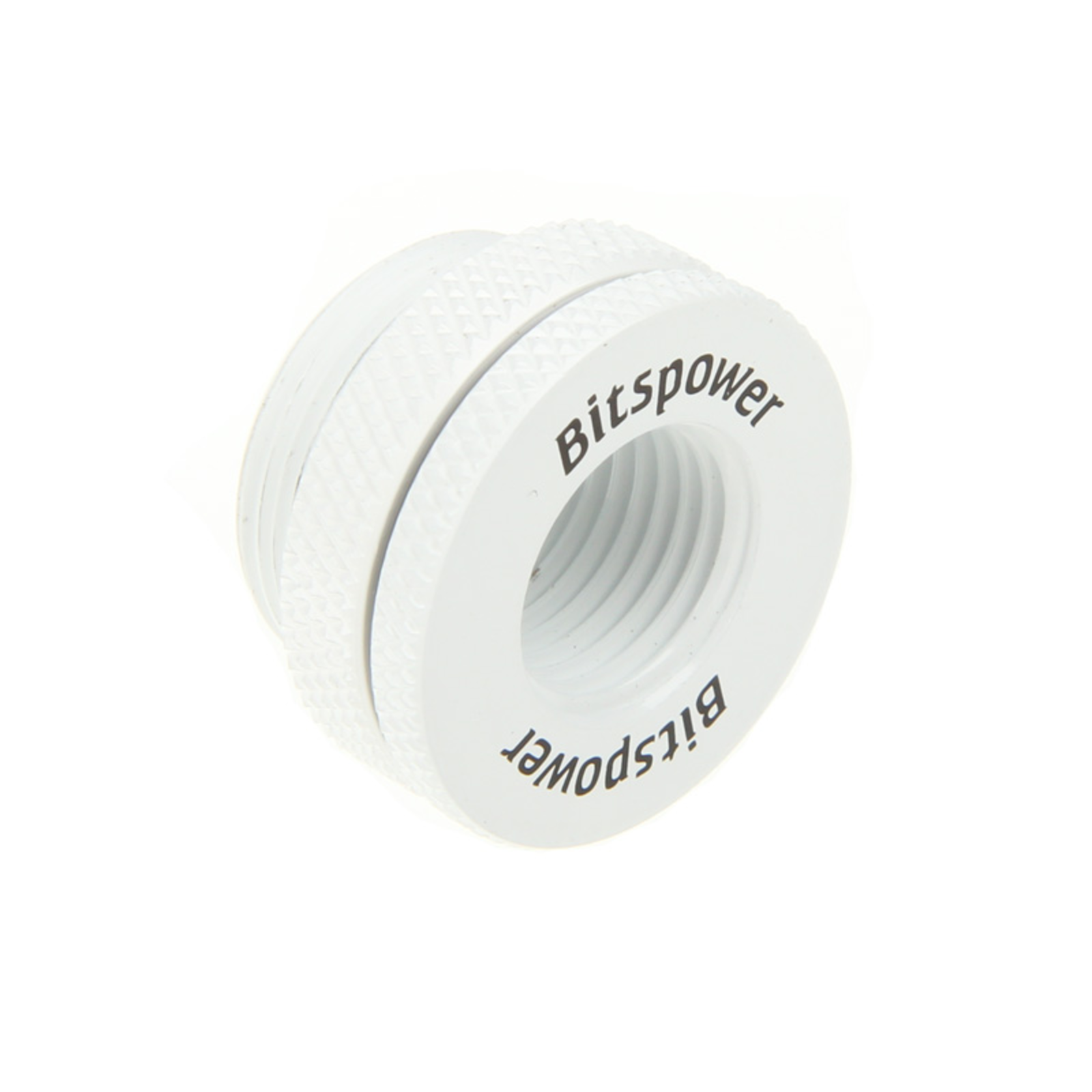 Bitspower Housing Bushing Connection Straight G1/4inch Female Thread to G1/4inch Female Thread White
