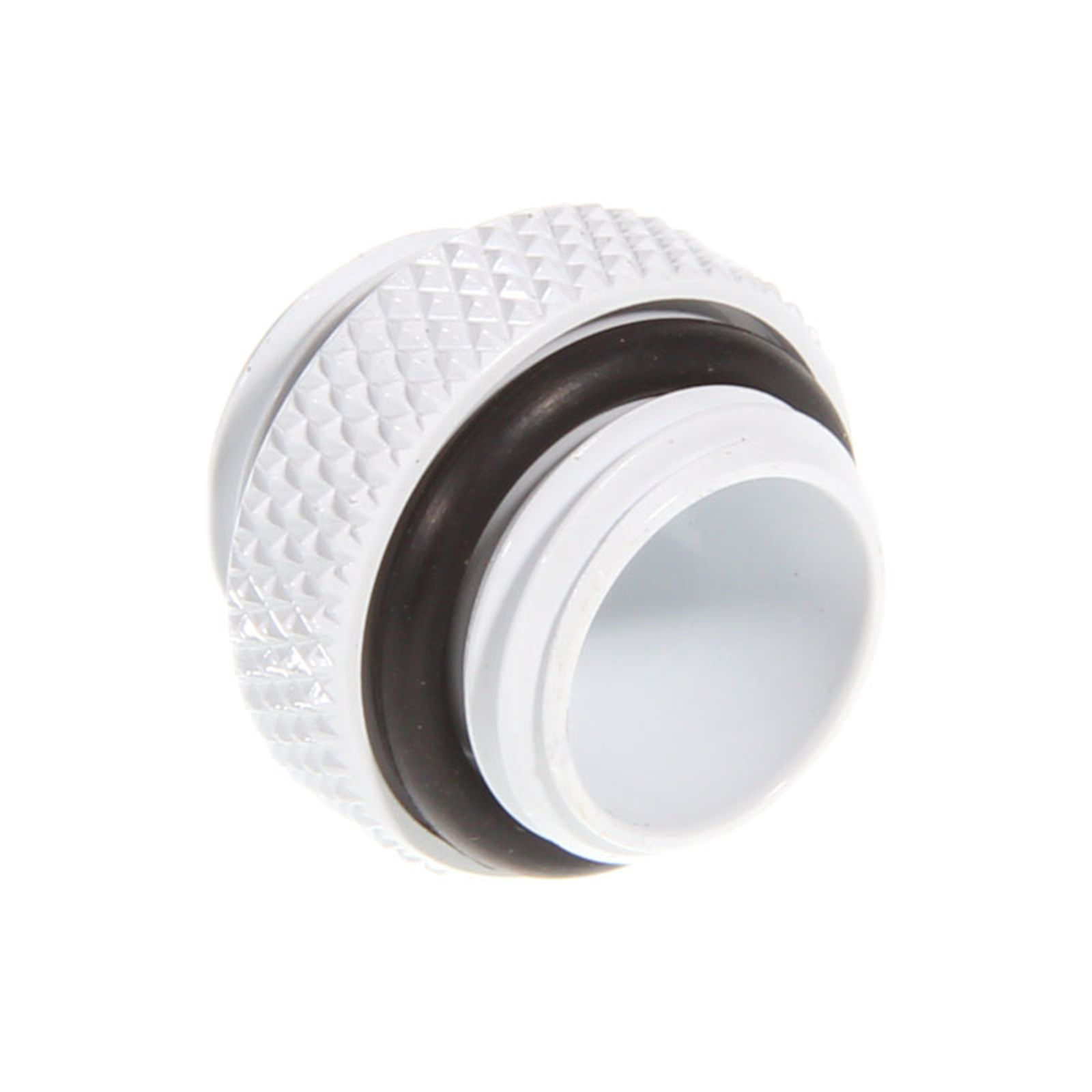 Bitspower Adapter Straight G1/4 Inch AG to G1/4 Inch AG White