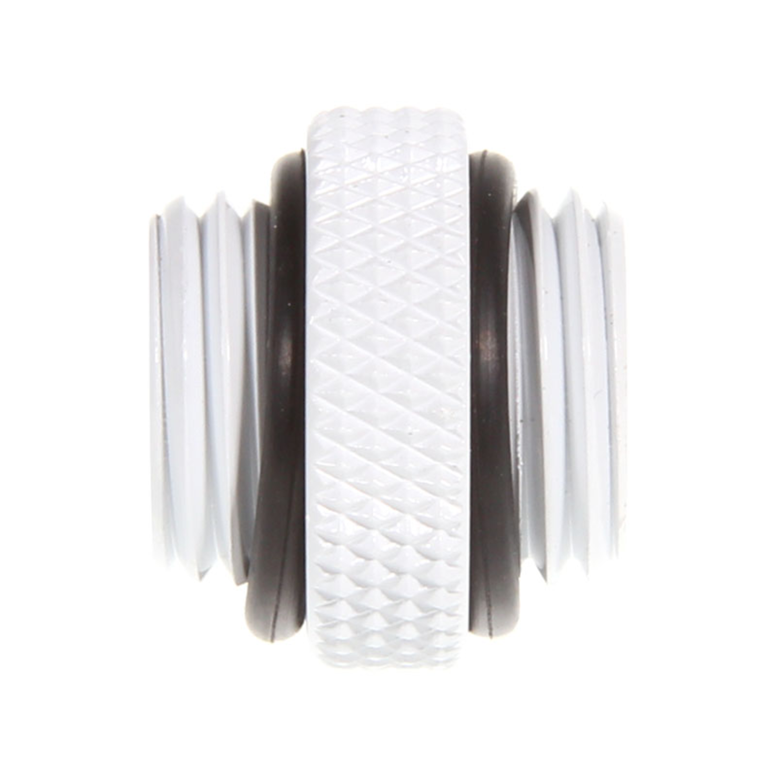 Bitspower Adapter Straight G1/4 Inch AG to G1/4 Inch AG White