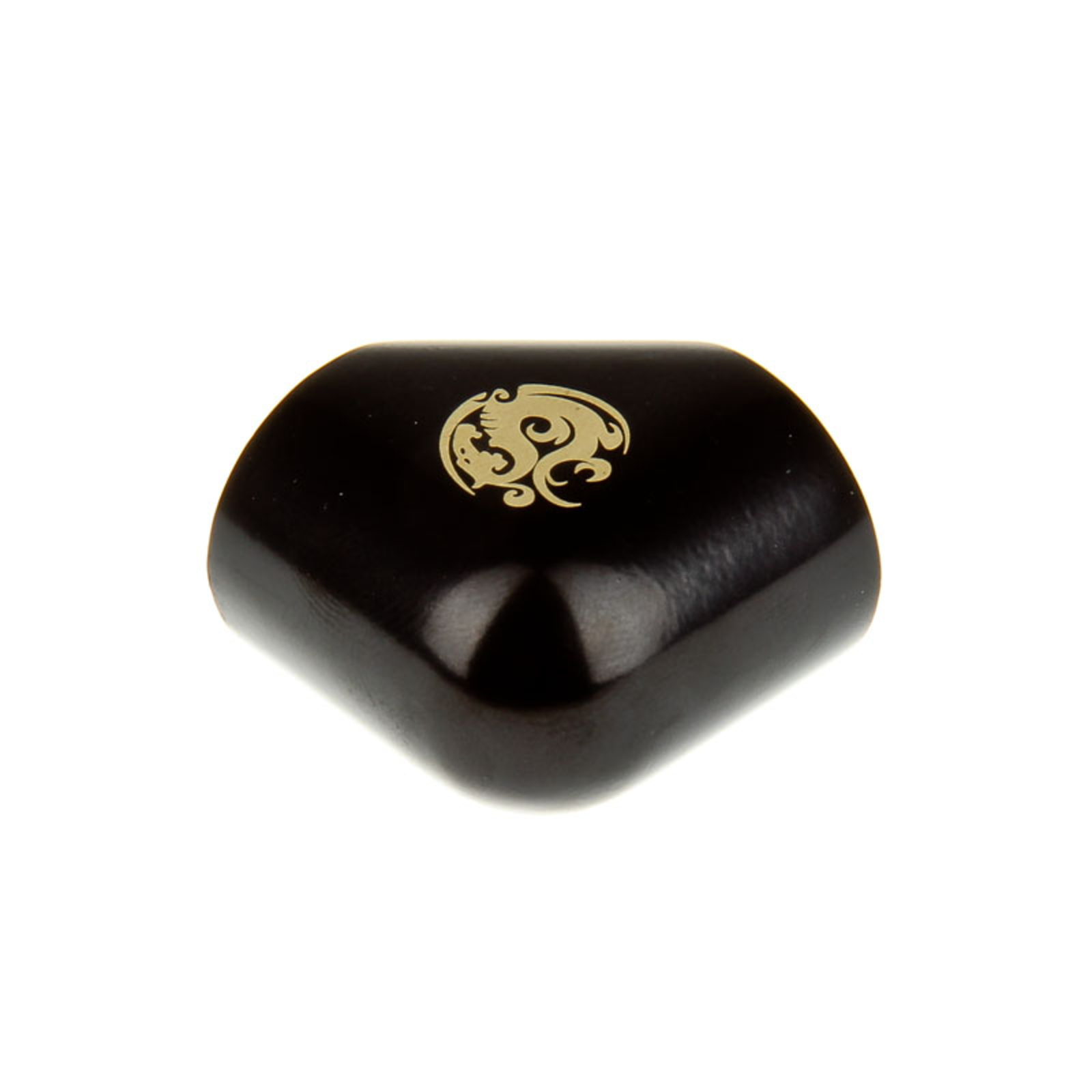 Bitspower Adapter 90 Degrees G1/4 Inch Female Thread to G1/4 Inch Female Thread Black matte