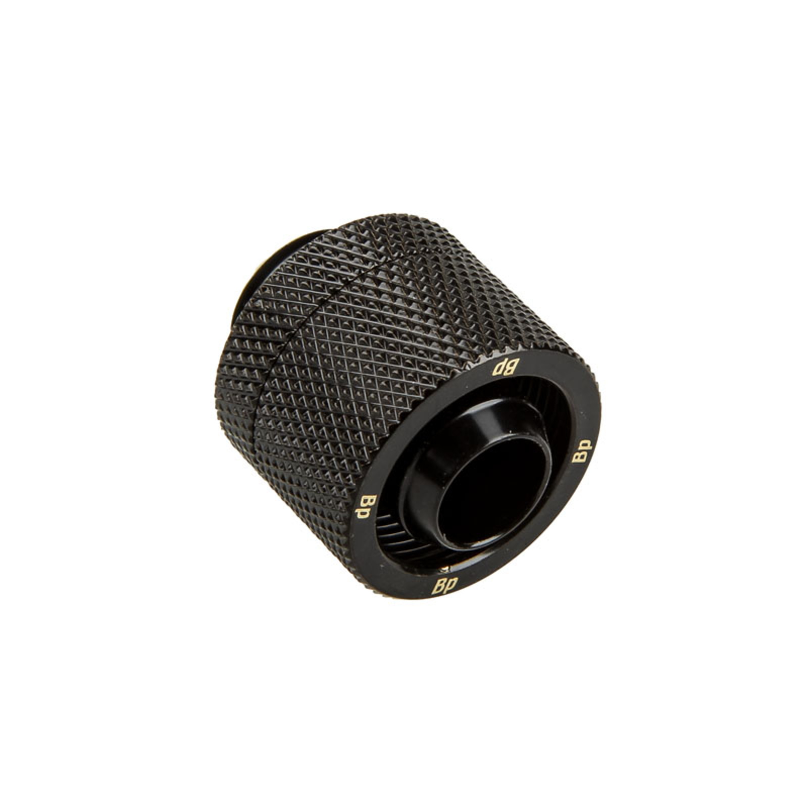 Bitspower Connection Straight G1/4 Inch AG to 16/10mm Black matte