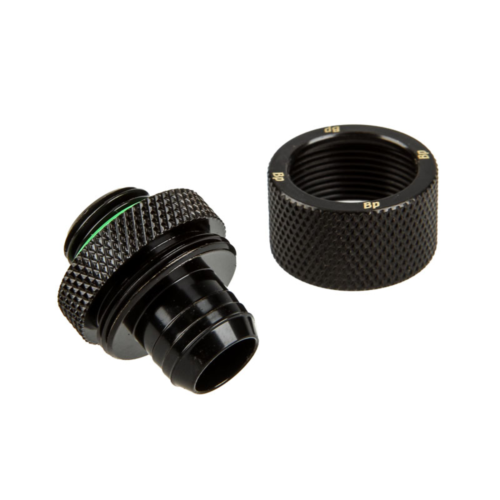 Bitspower Connection Straight G1/4 Inch AG to 16/10mm Black matte