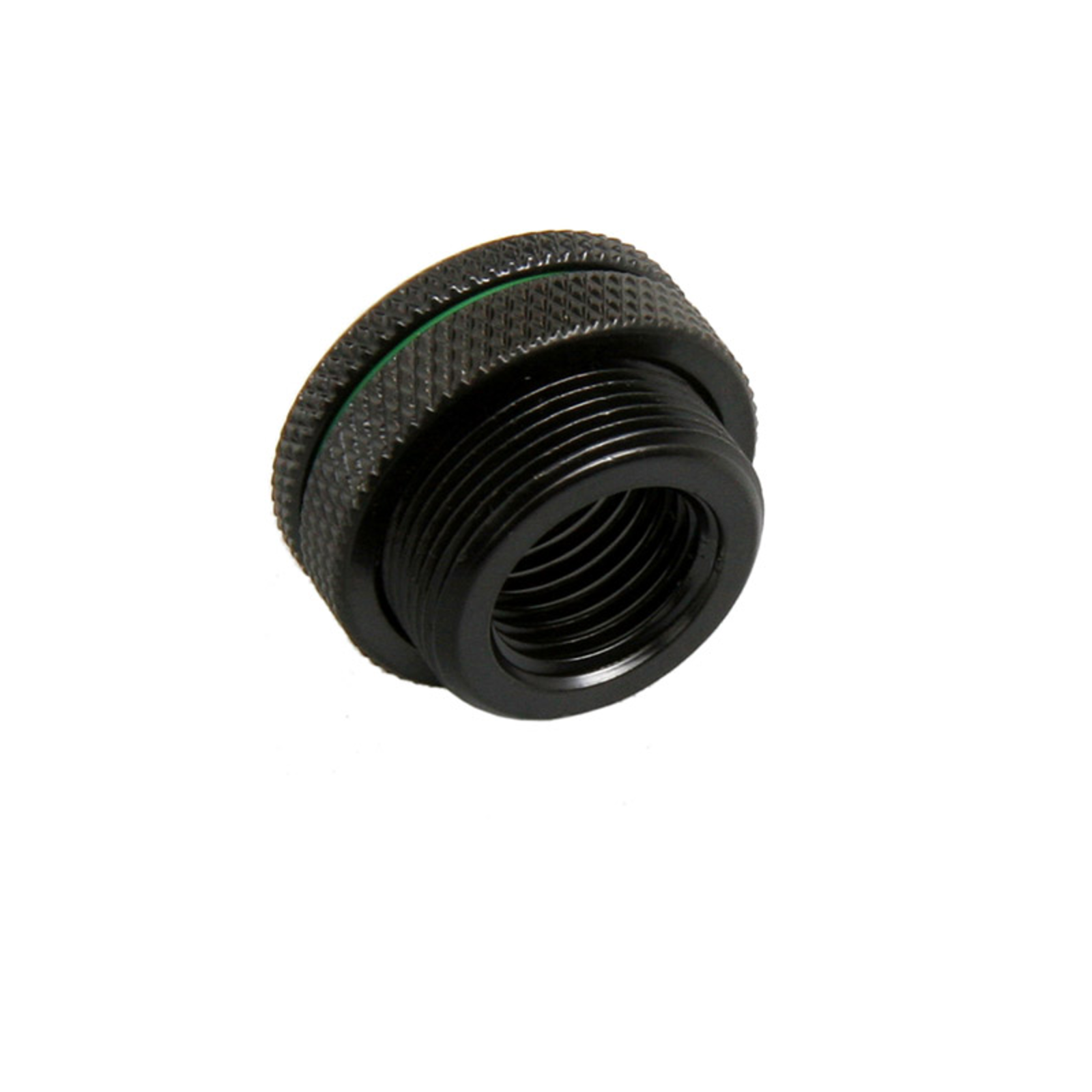 Bitspower Housing Bushing Connection Straight G1/4inch Female Thread to G1/4inch Female Thread Black