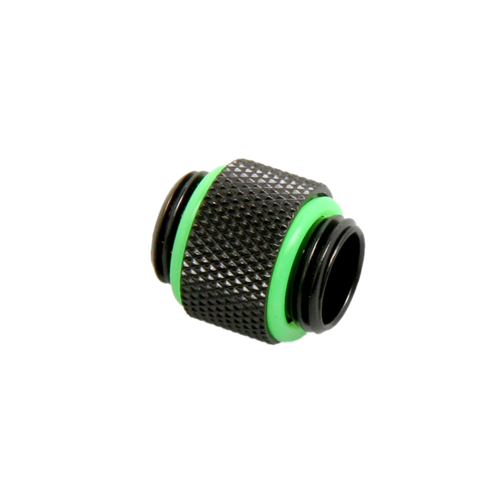 Bitspower Adapter Straight G1/4 Inch Male to G1/4 Inch Male Long Black matte