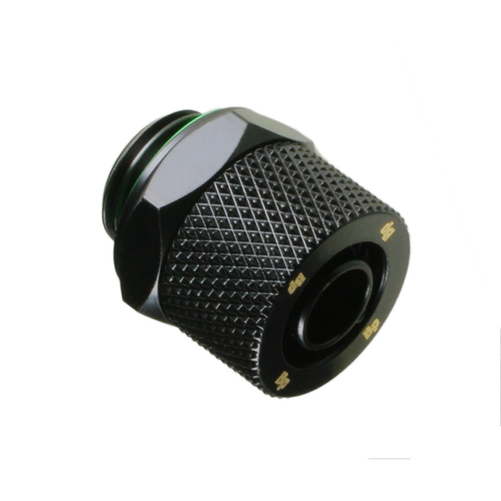 Bitspower Connection Straight G1/4 Inch AG to 11/8mm Black matte