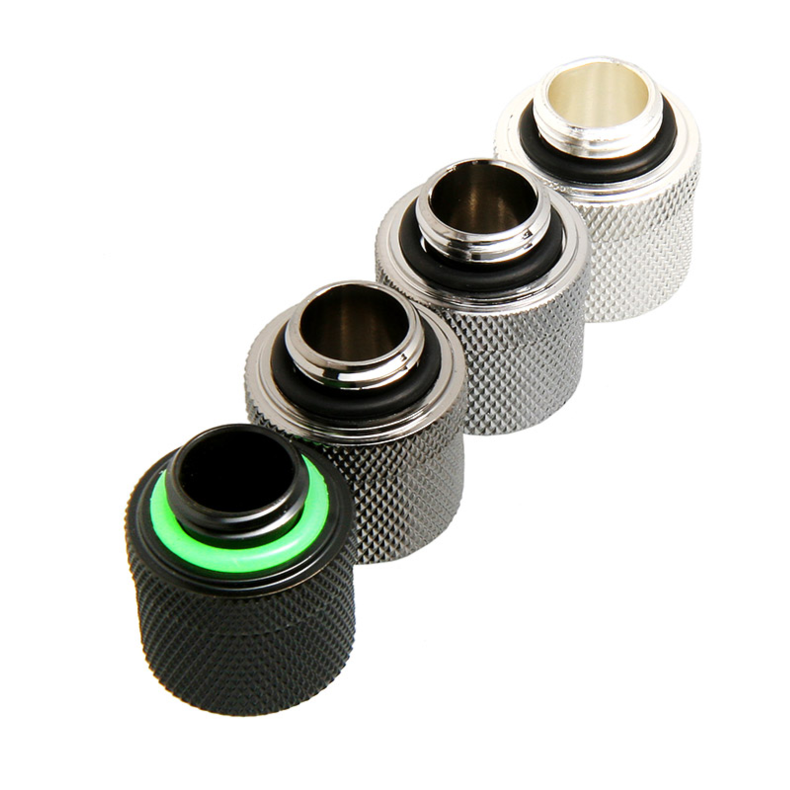 Bitspower Adapter Eheim 1046/1048/1250 G3/8 Inch Male Thread to G1/4 Inch Female Thread Black matte