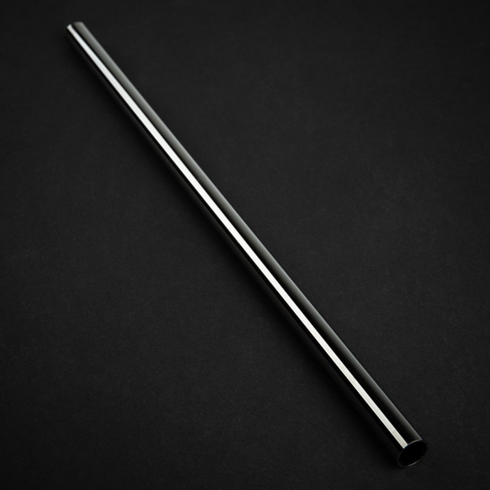 Bitspower None Chamfer Brass Hard Tubing 12mm AD 500mm Black Sparkle