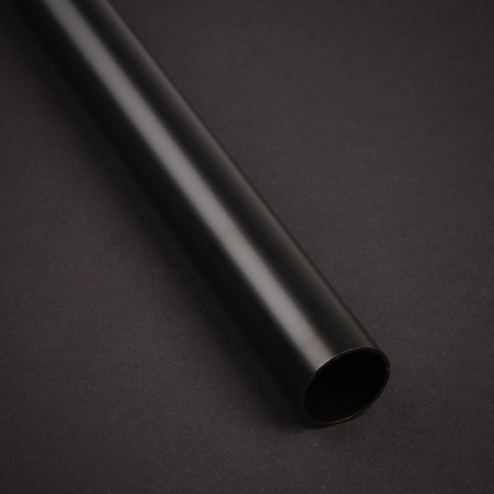 Bitspower None Chamfer Brass Hard Tubing 16MM AD 500mm Carbon Black
