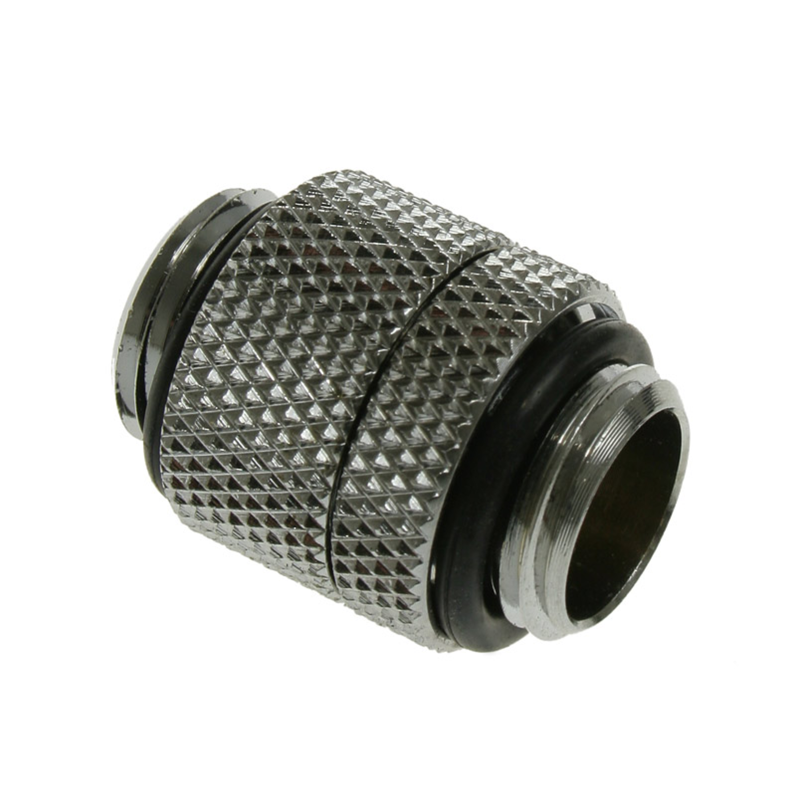 Bitspower Adapter Straight G1/4 Inch AG to G1/4 Inch AG redatable Shiny Silver