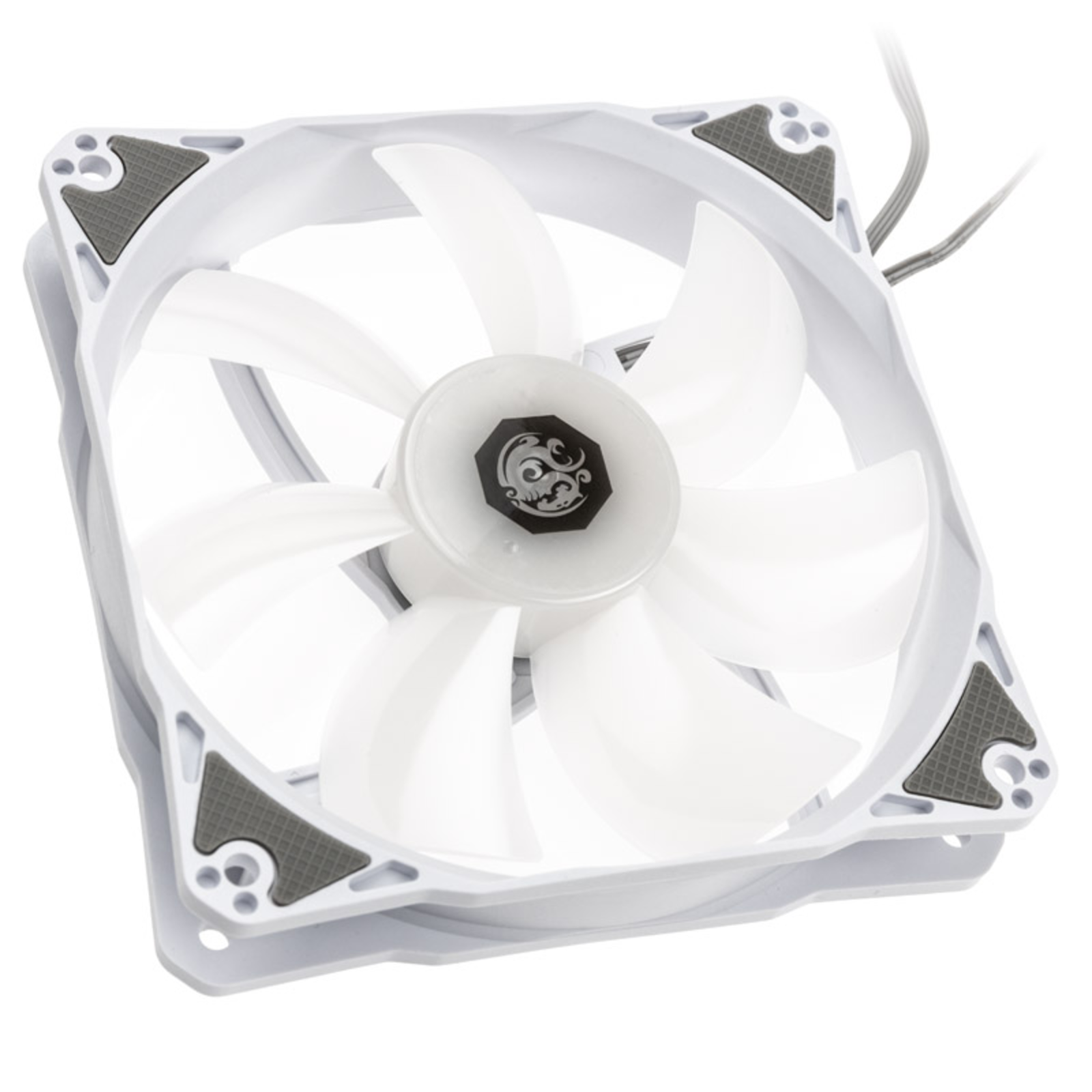 Bitspower Notos RGB PWM Fan 120mm White 3-pack