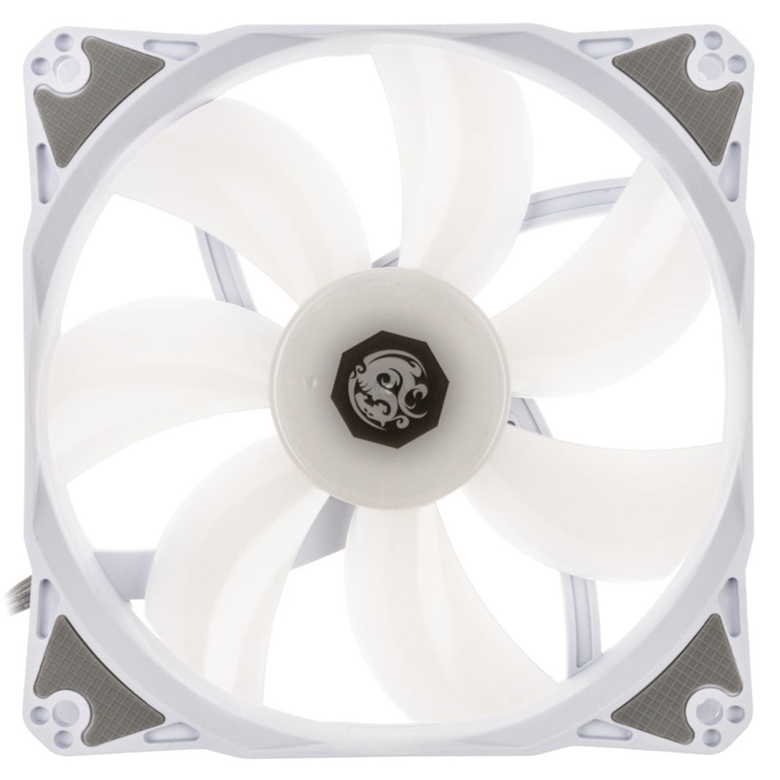 Bitspower Notos RGB PWM Fan 120mm White 5-pack