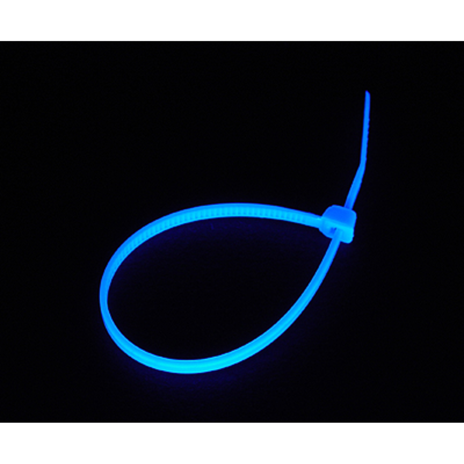 Bitspower Cable Tie Set 20 Pieces 120mm UV Blue