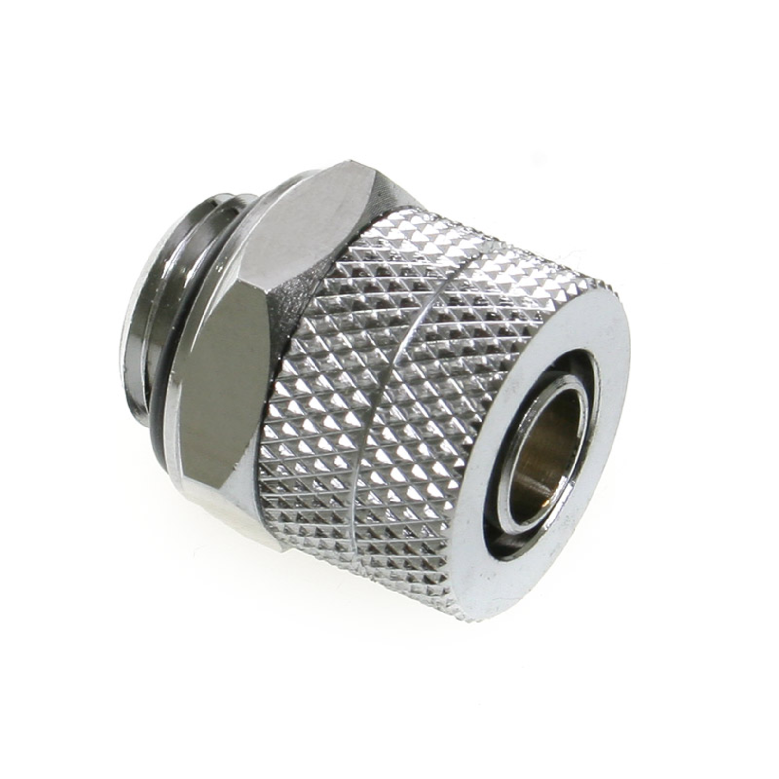 Bitspower Connection Straight G1/4 Inch AG to 10/8mm II Shiny Silver