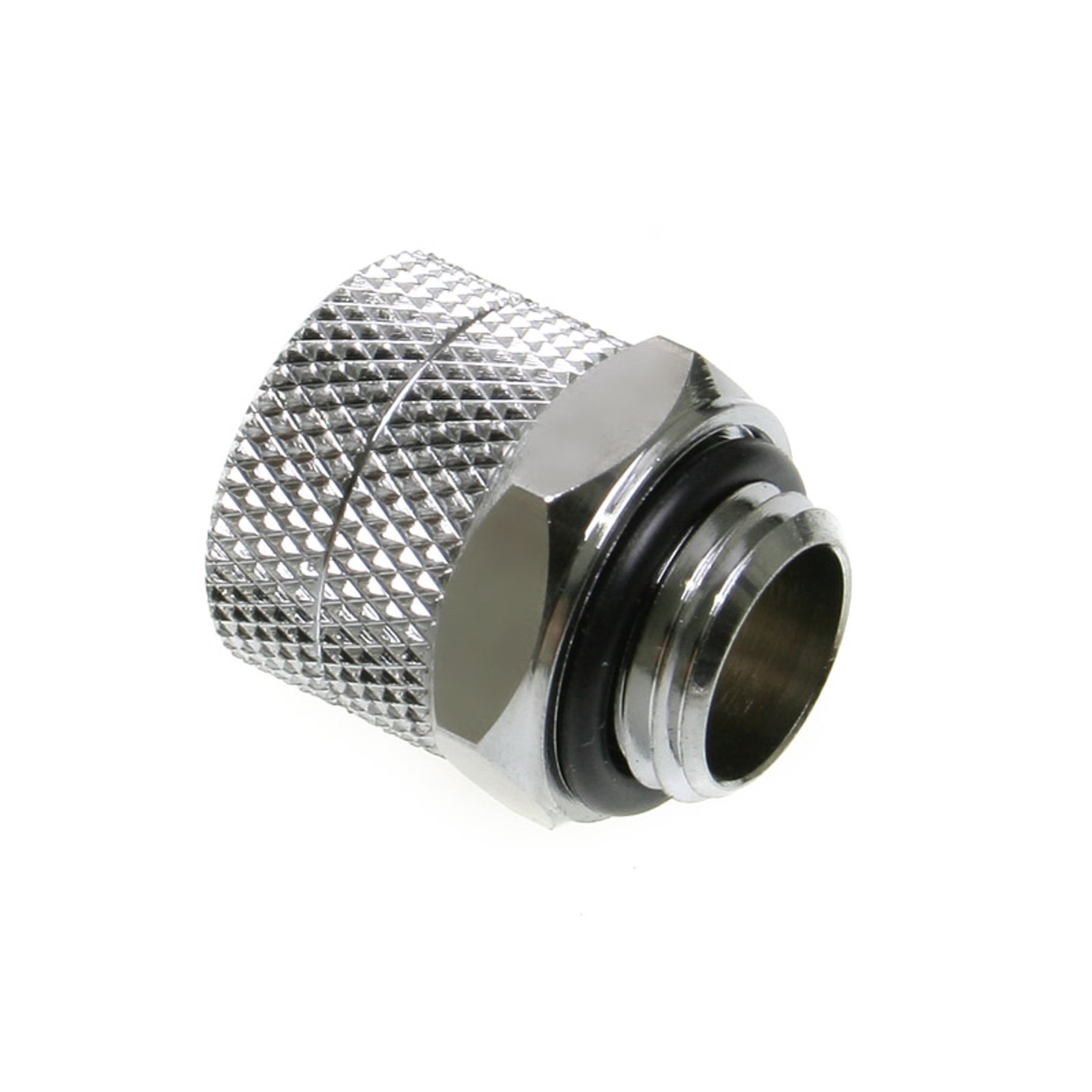 Bitspower Connection Straight G1/4 Inch AG to 10/8mm II Shiny Silver