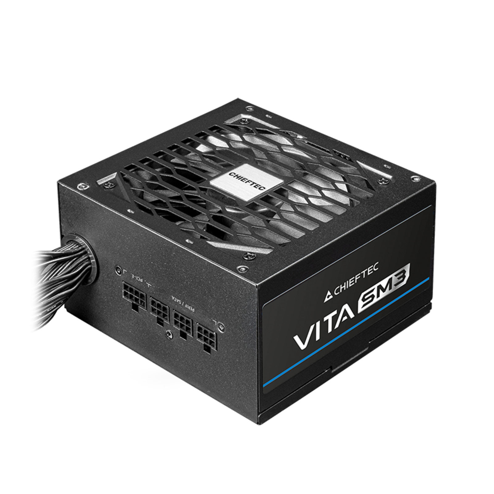Chieftec VITA SM3 650W PC Powersupply Unit Black 12-pin High Power GPU 2x PCIe Cable Management 650w