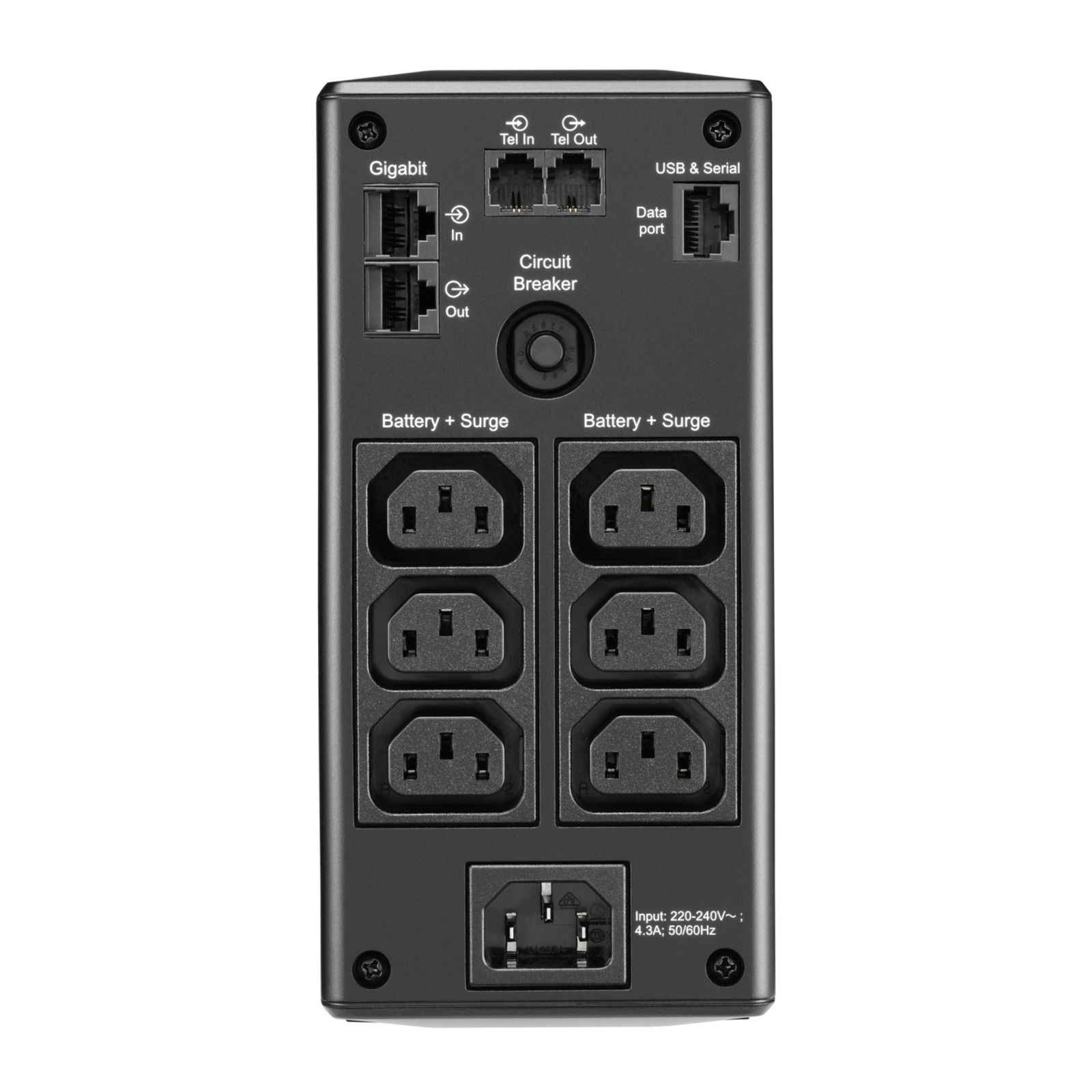 APC Back UPS Pro BR 650VA 6 Outlets AVR LCD Interface