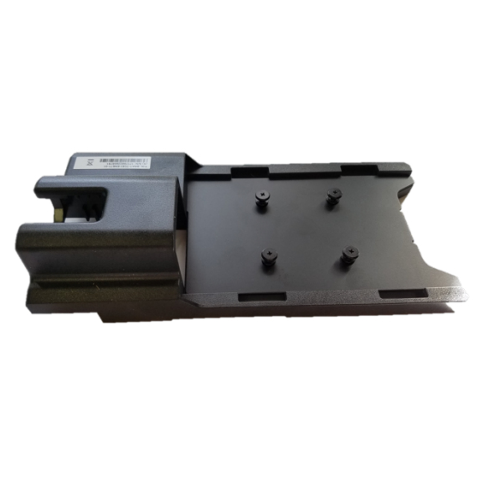 Zebra Mounting Plate Used to Secure Ethernet Module to Cradle