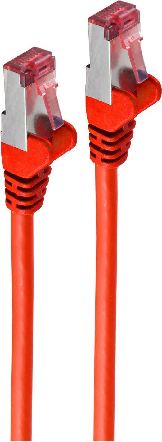 ShiverPeaks SHVP 75711A0.15R Patch Cable Cat.6A Red 0.15m Network CAT 6a