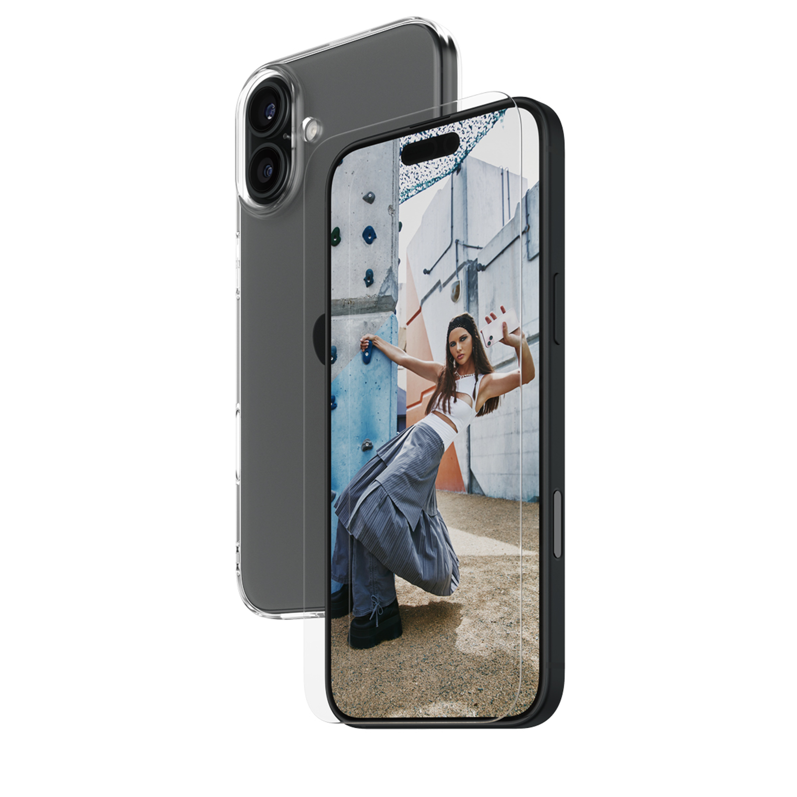 PanzerGlass SAFE. by 2-in-1 Predection Set for IPhone 16 Plus