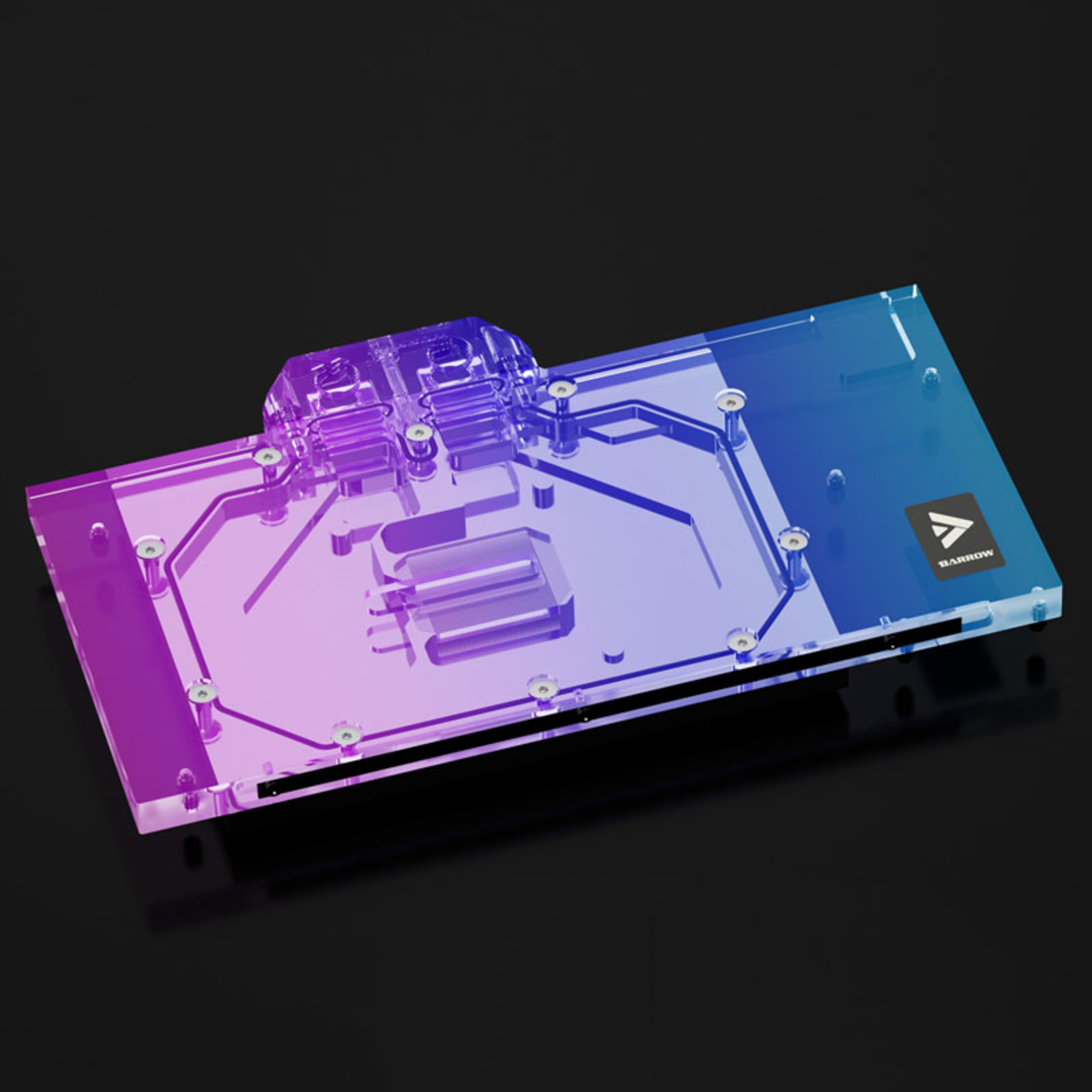 Barrow LRC 2.0 MSI RTX 4080 Suprim/Trio Aurora RGB Black Acrylic