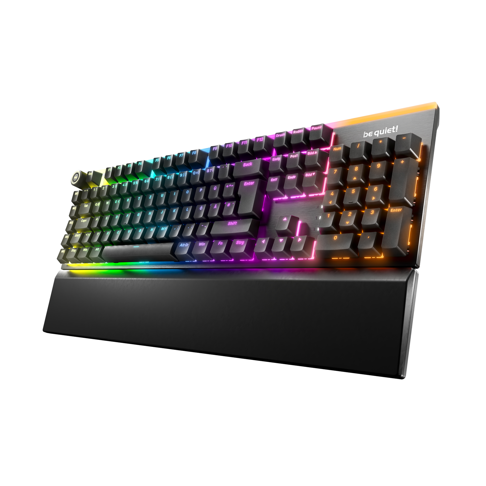 Be Quiet Light Mount Silent Tactile Keyboard Gaming with Lubricated Tactiles Keyboard QWERTZ BT004DE