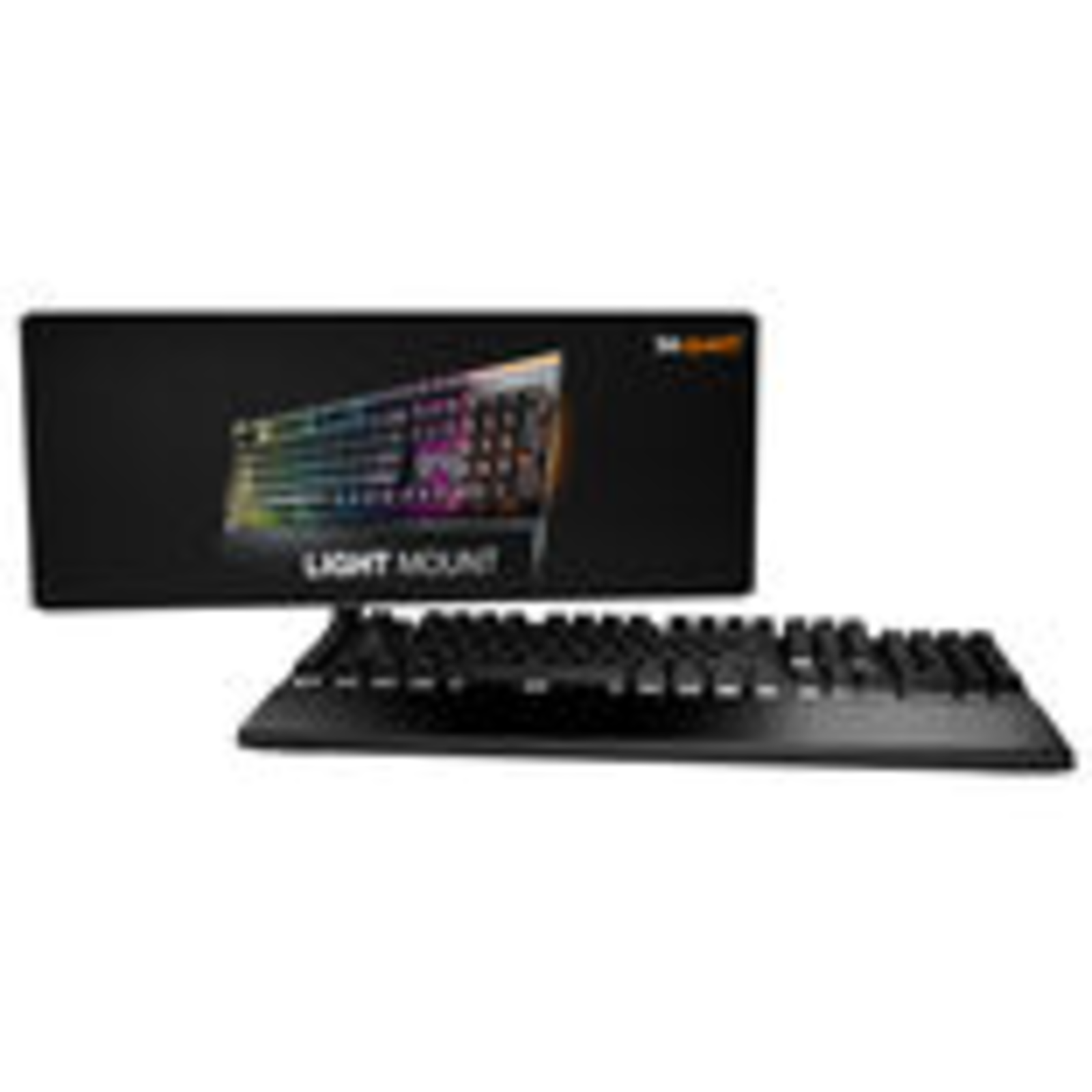 Be Quiet Light Mount Silent Tactile Keyboard Gaming with Lubricated Tactiles Keyboard QWERTZ BT004DE