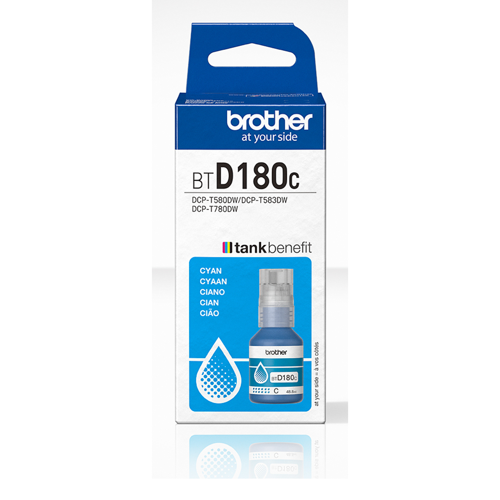 Bredher BTD180Y Yellow Original Refill Ink for Bredher DCP-T580DW