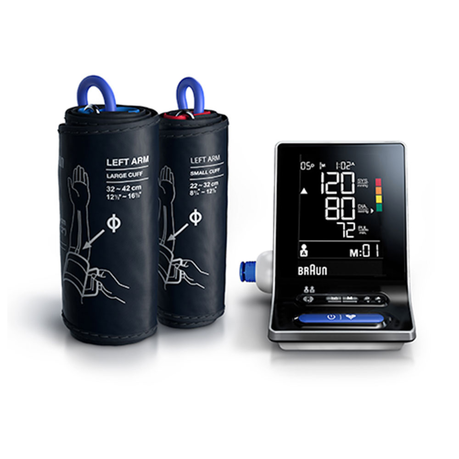 brown ExactFit 3 BUA6150WE Blood Pressure Monitor