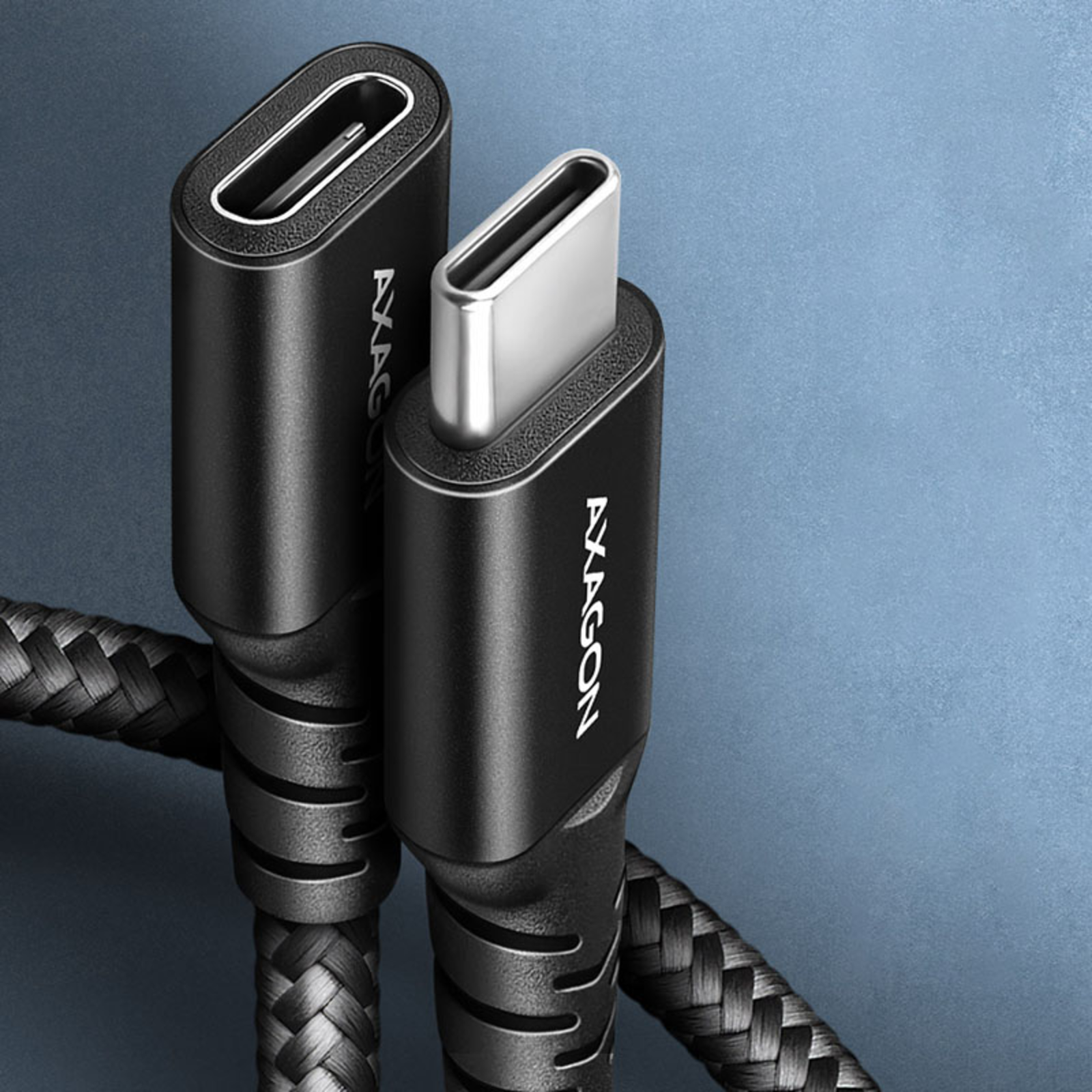 Axagon Extension Cable USB-C to USB-C 3.2 Gen 2 1.5 M 20 Gbps Aluminium