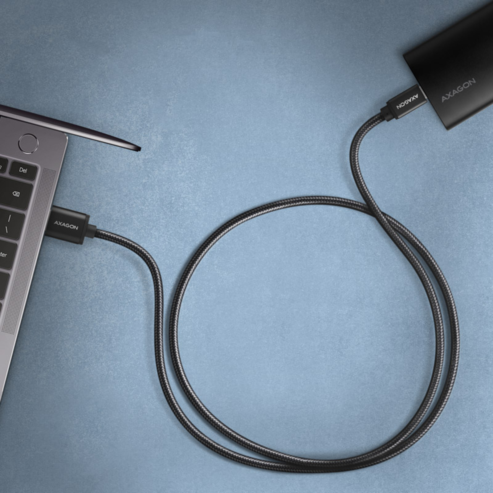 Axagon BUCM3-AM20AB USB-C to USB-A 3.2 Gen 1 Cable Black 2m