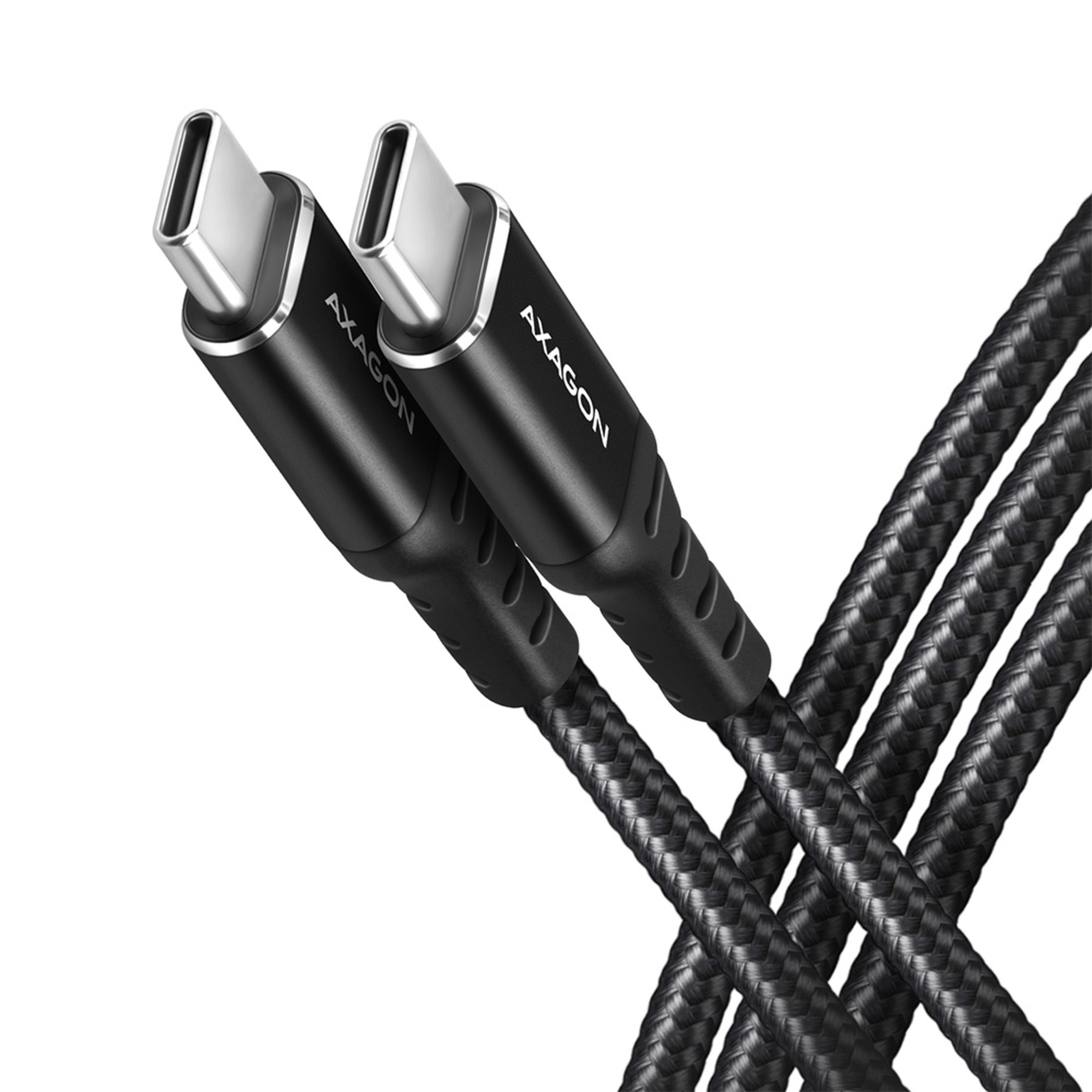 Axagon USB-C to USB-C Cable 3.2 Gen 1 3 M PD 60W 3A Braided Black