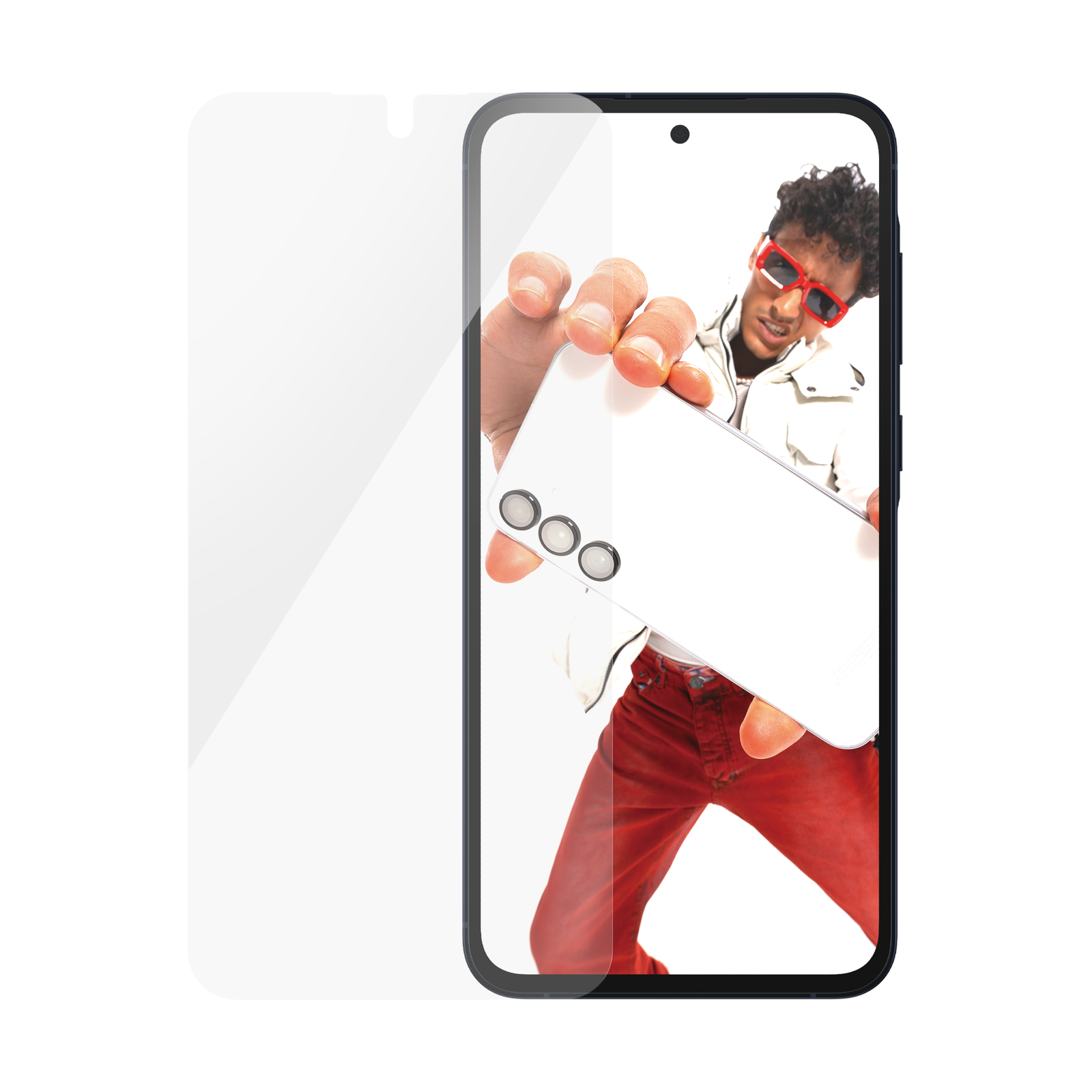 PanzerGlass SAFE. by Screen Predector Samsung Galaxy A54gUltra-Wide Fit Scratch Resistant