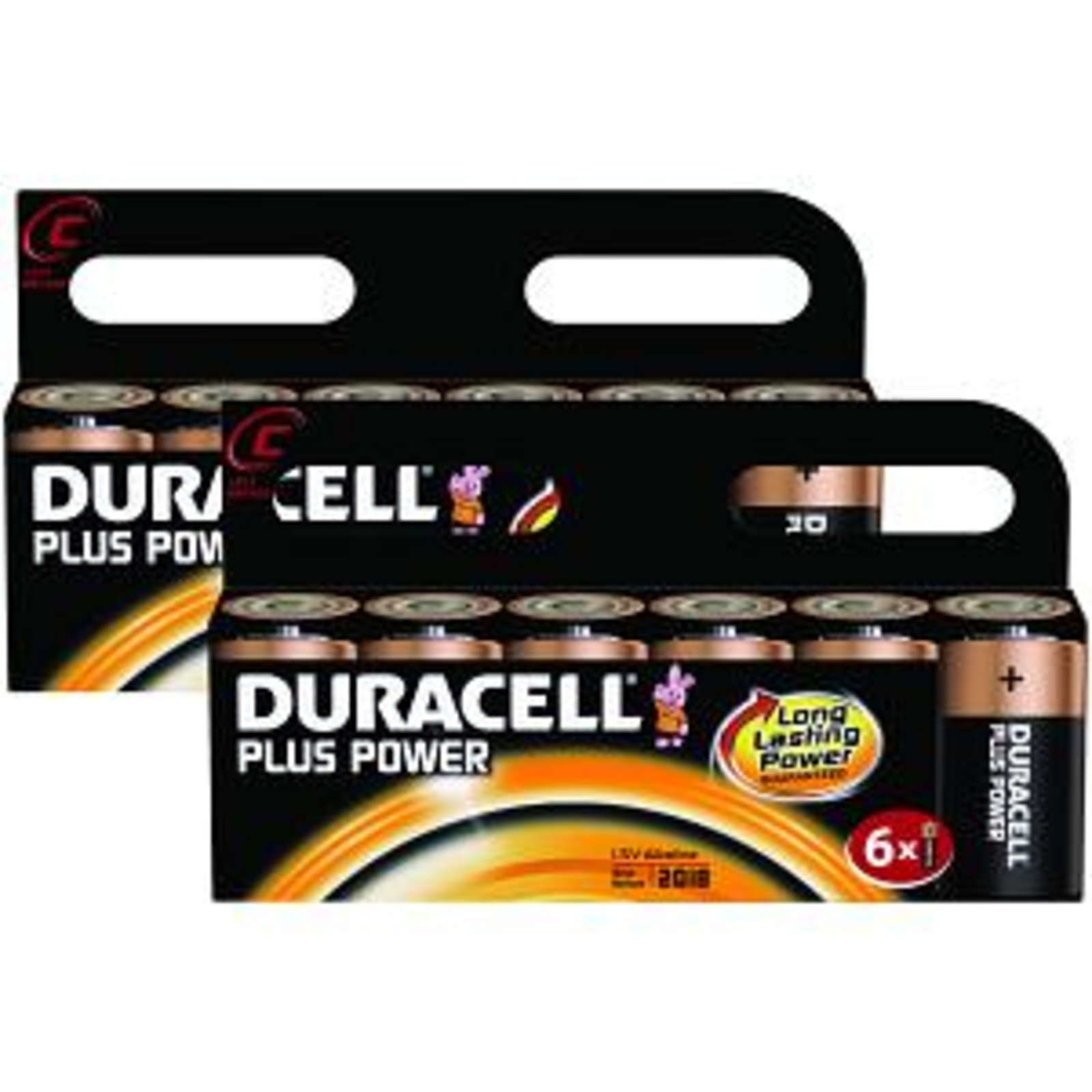 Duracell BUN0035A Disposable Battery C Alkaline 1.5 V 12 Piece(s) Black orange