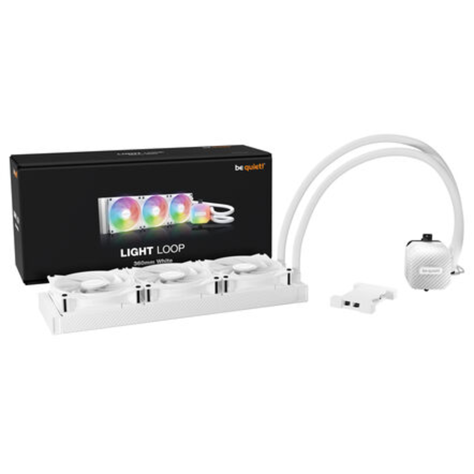 be Quiet LIGHT LOOP 360mm White AiO Water Cooling