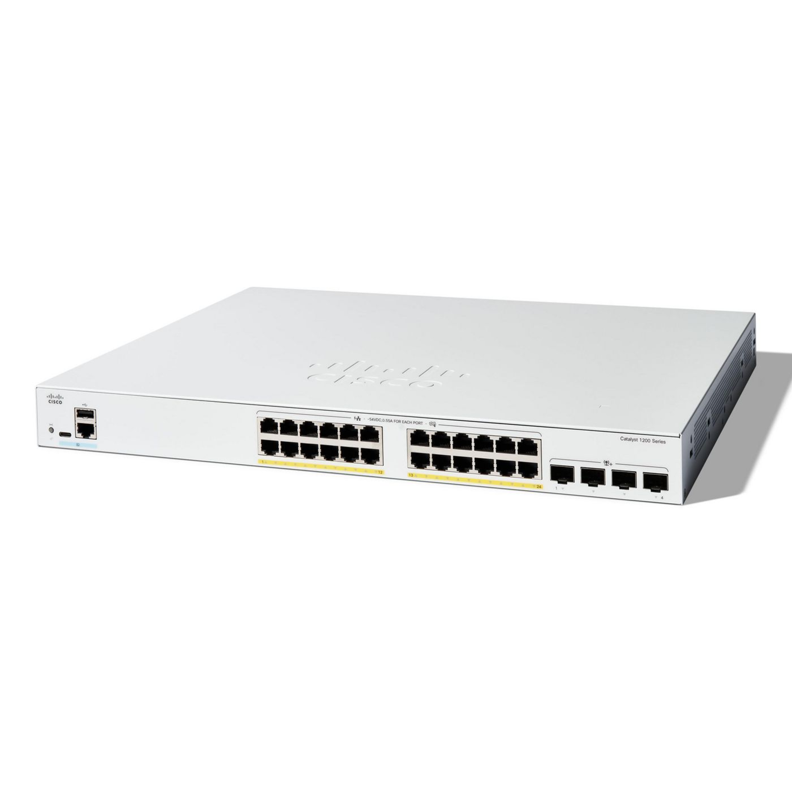 CISCO Catalyst 1200 24-port GE Full PoE 4x10G SFP+