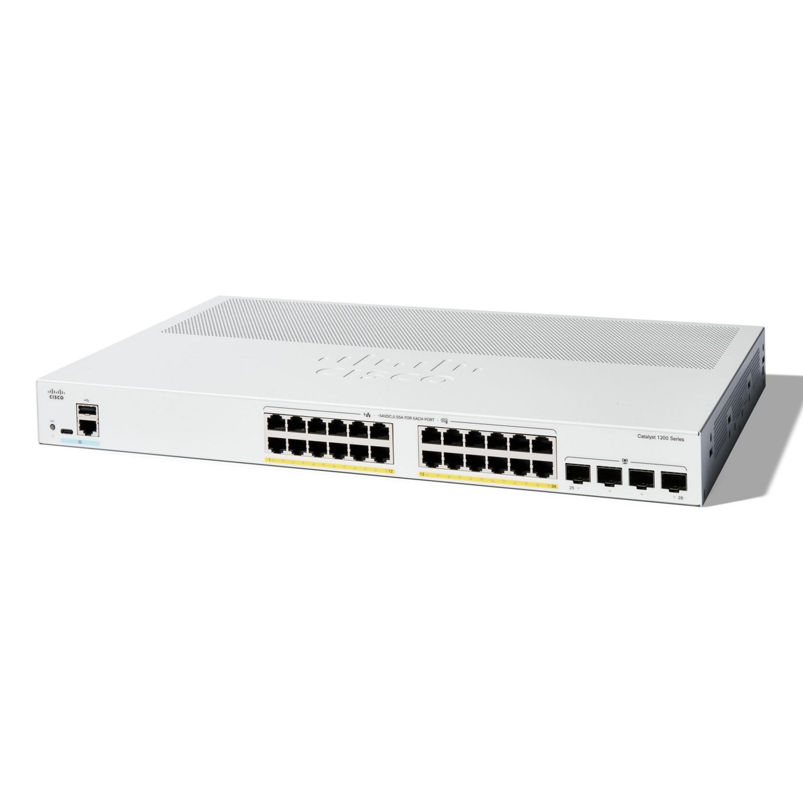Cisco Catalyst 1200-24P-4G Smart Switch 24 Port GE PoE 4x1GE SFP