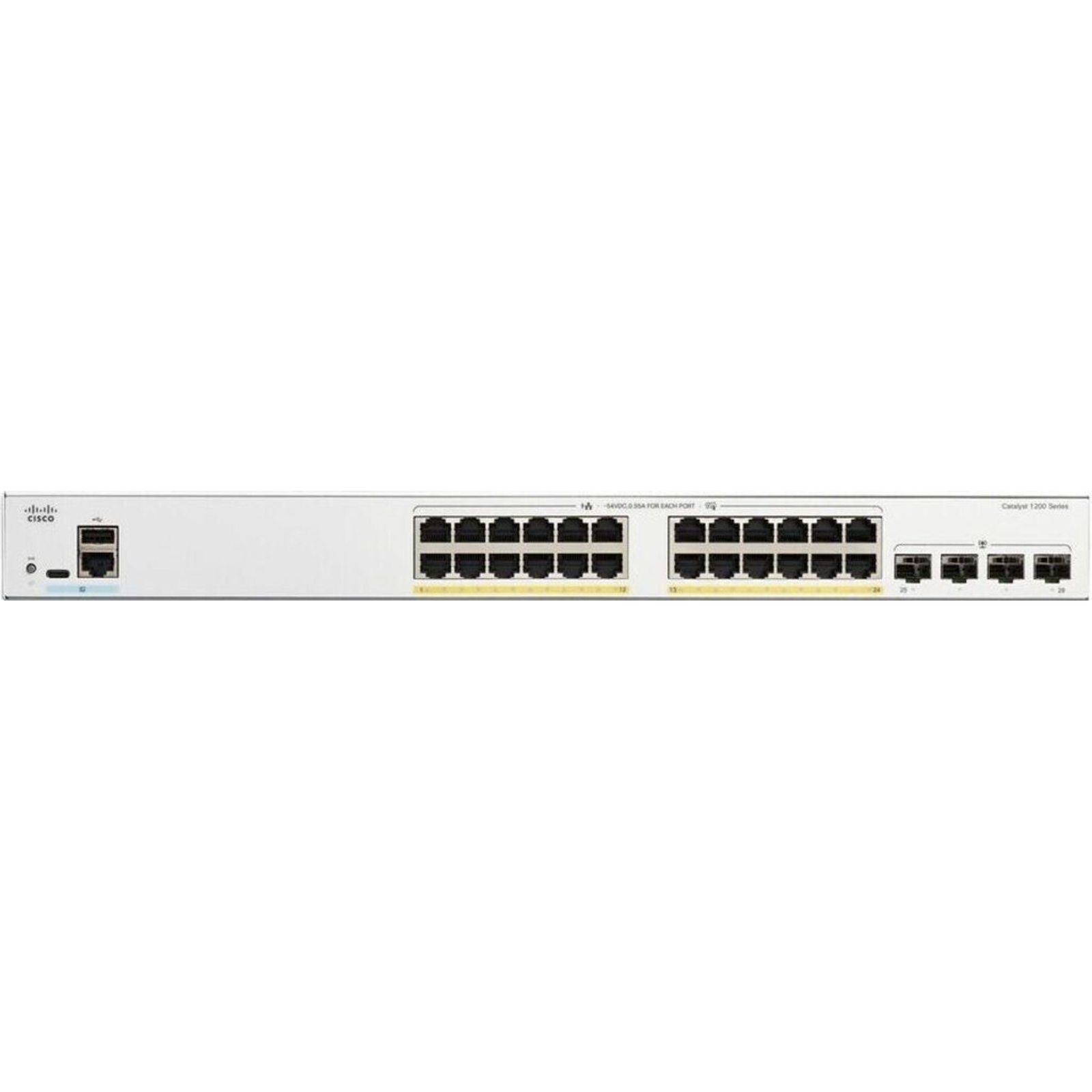 Cisco Catalyst 1200 24-port GE 4x1G SFP Switch