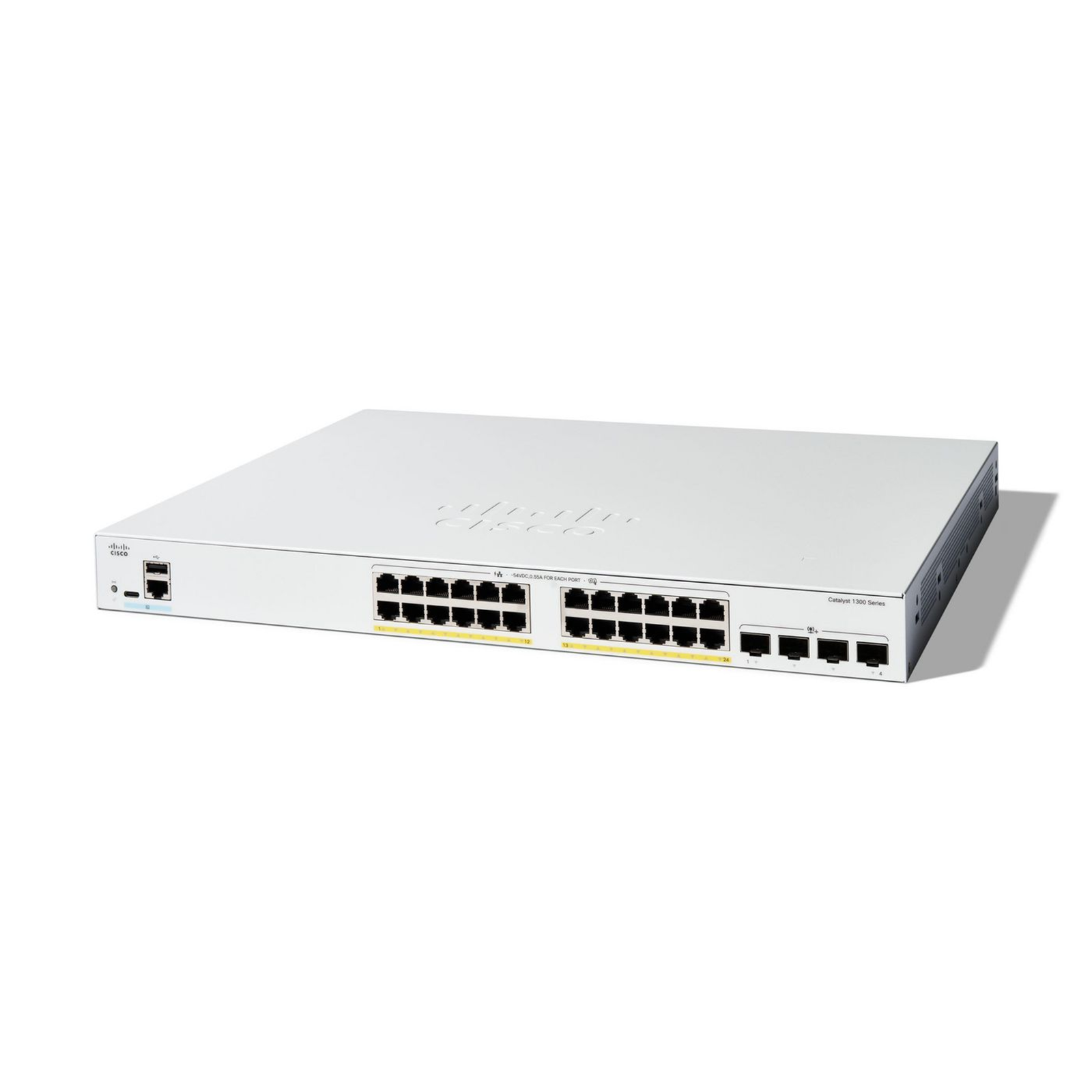 Cisco Catalyst 1300 Managed L2-L3 Gigabit Ethernet 10-100-1000 PoE Rack