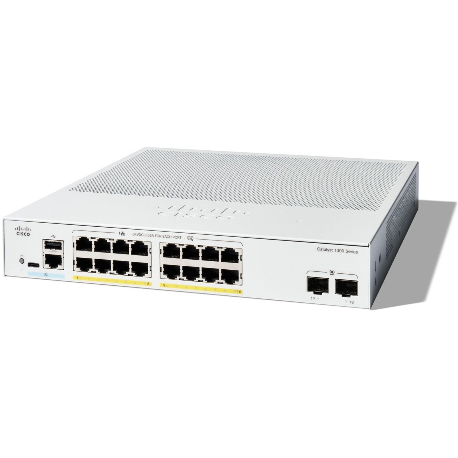 Cisco Catalyst 1300 Managed L2-L3 Gigabit Ethernet 10-100-1000 PoE Rack