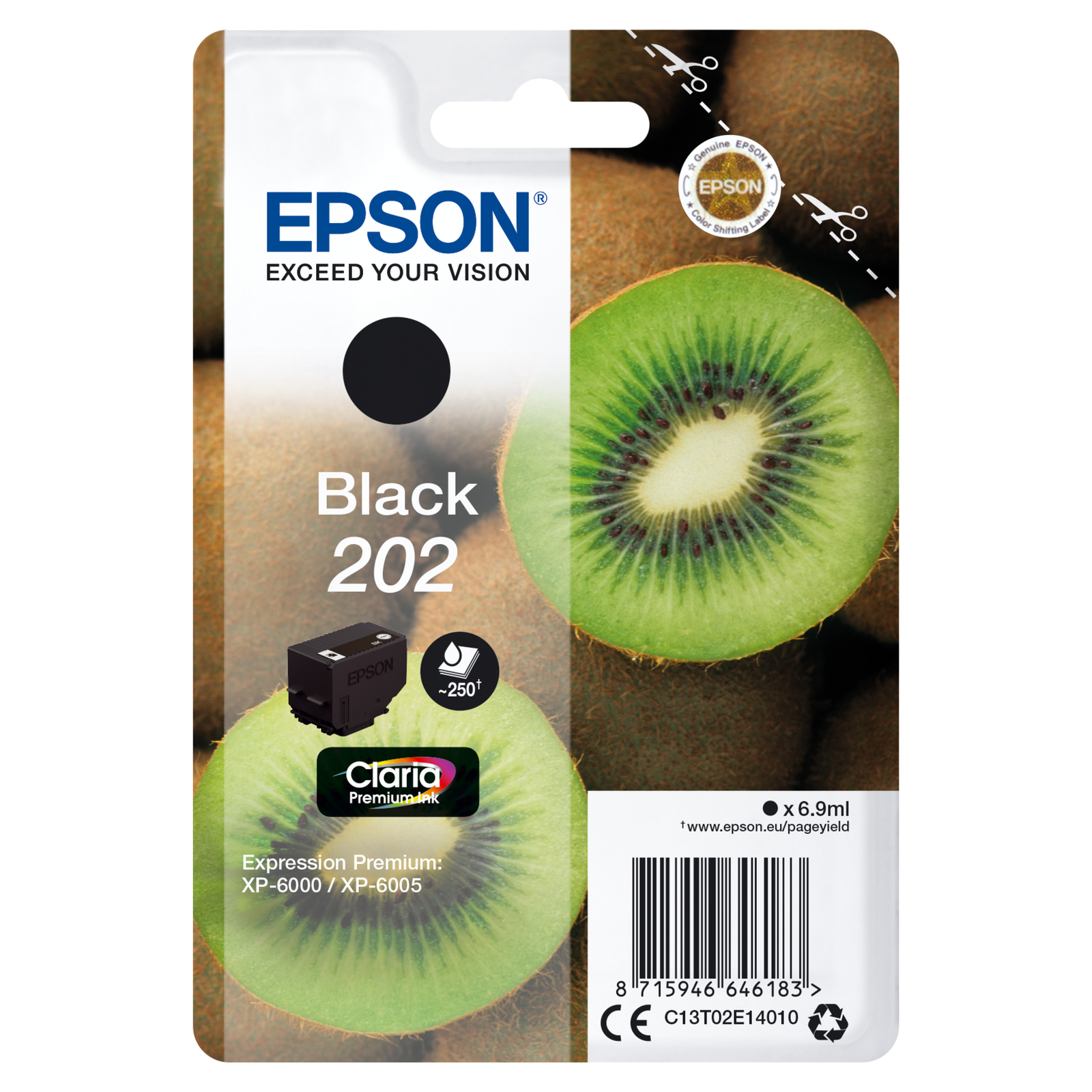 Epson 202 BLACK Ink Cartridge SEC