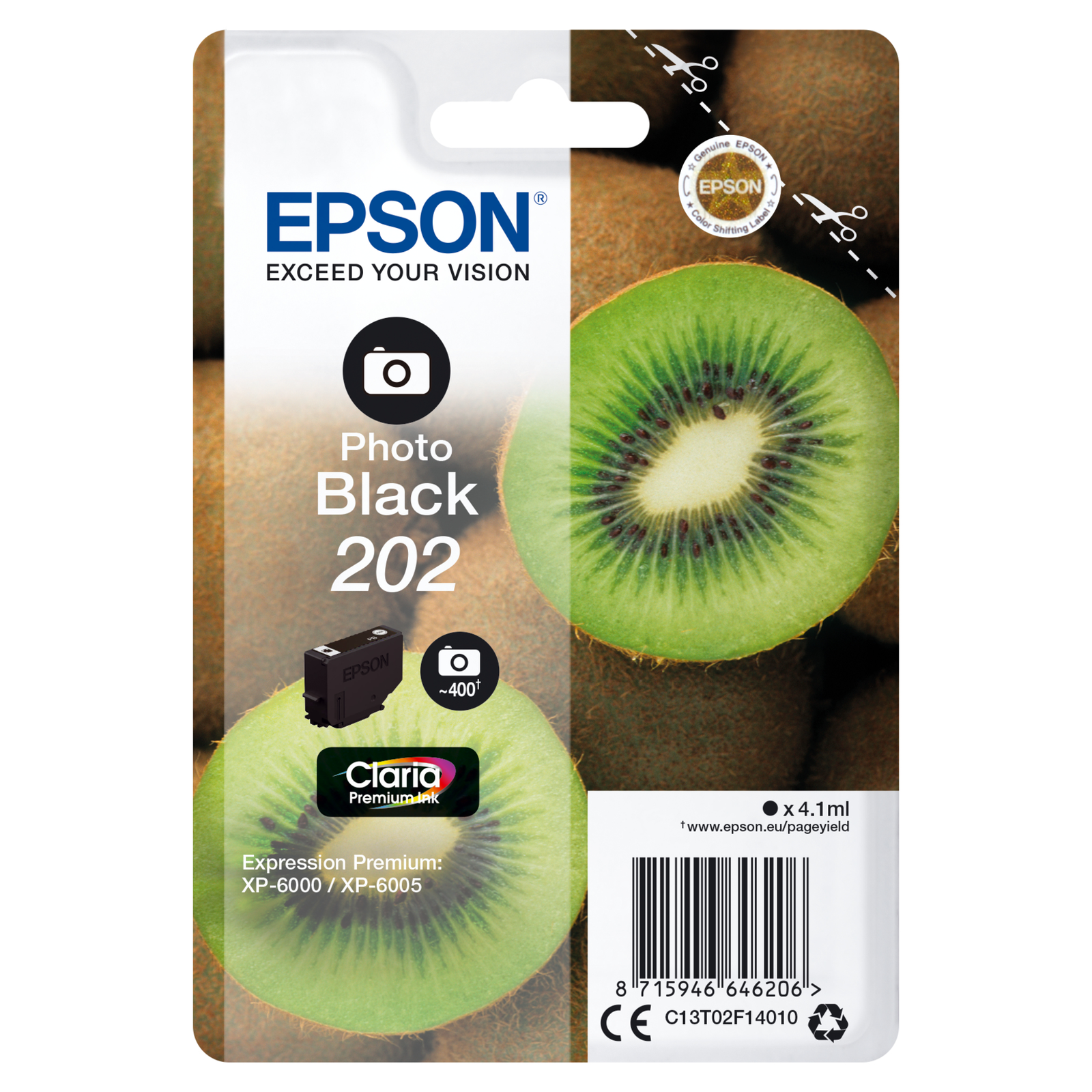 Epson Claria Premium Ink Black Photo Ink 202