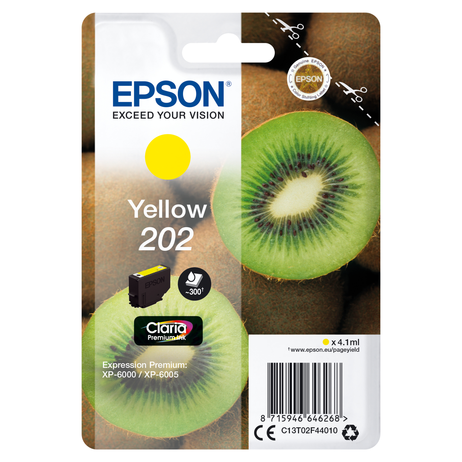 Epson 202 YELLOW Ink Cartridge SEC