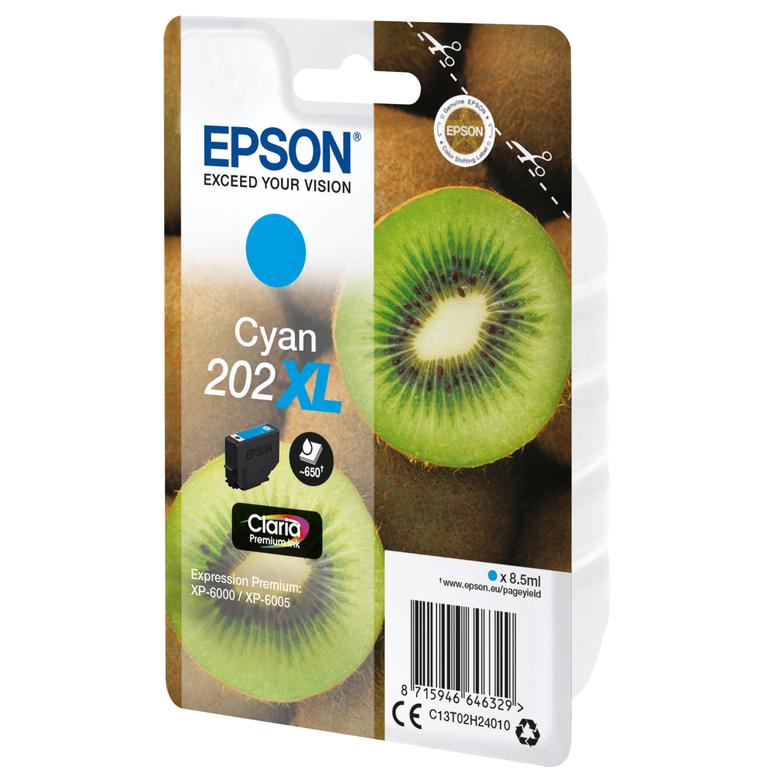 Epson Ink 202XL cyan C13T02H24010 Claria Premium