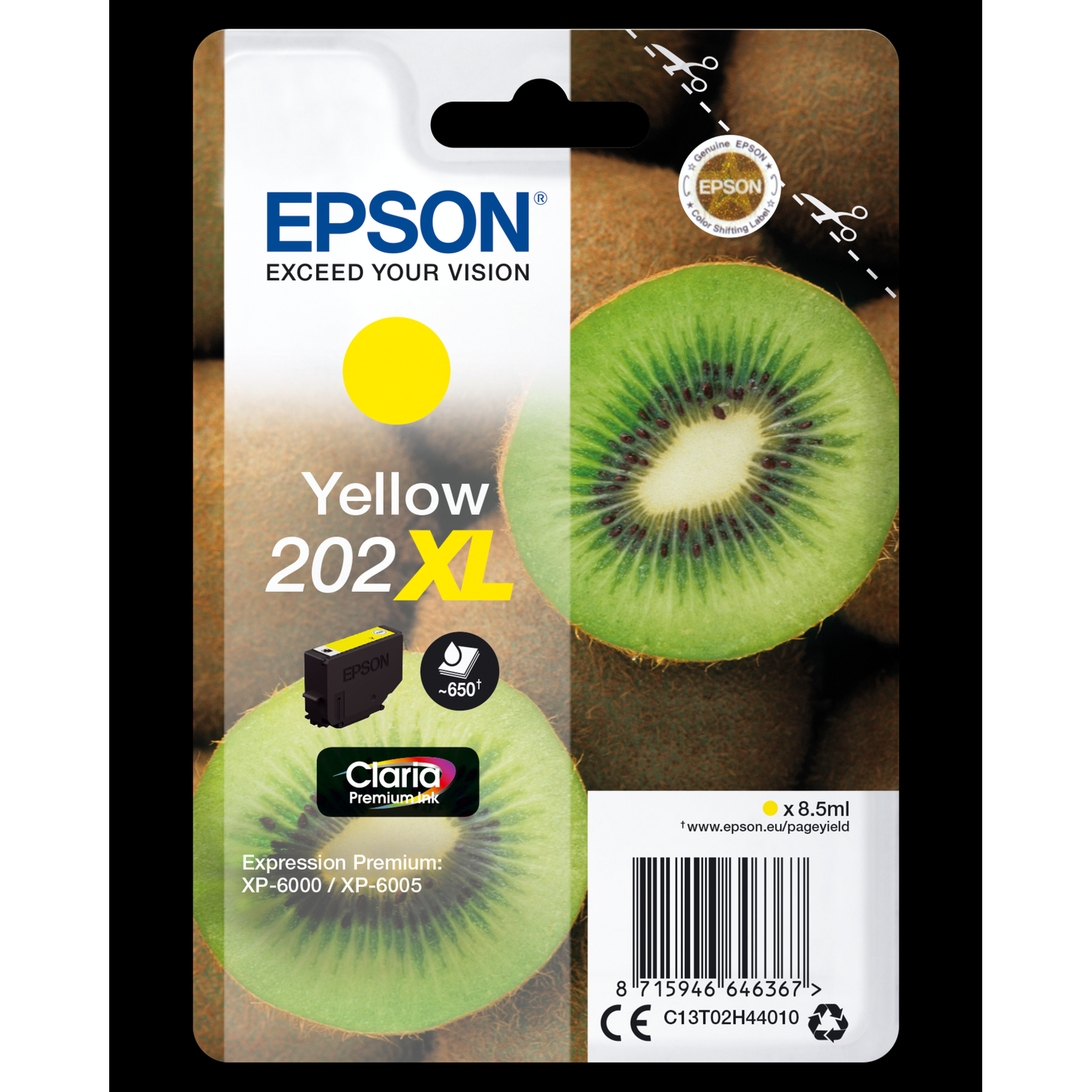Epson 202XL 8.5 Ml XL Yellow Original Blister Pack